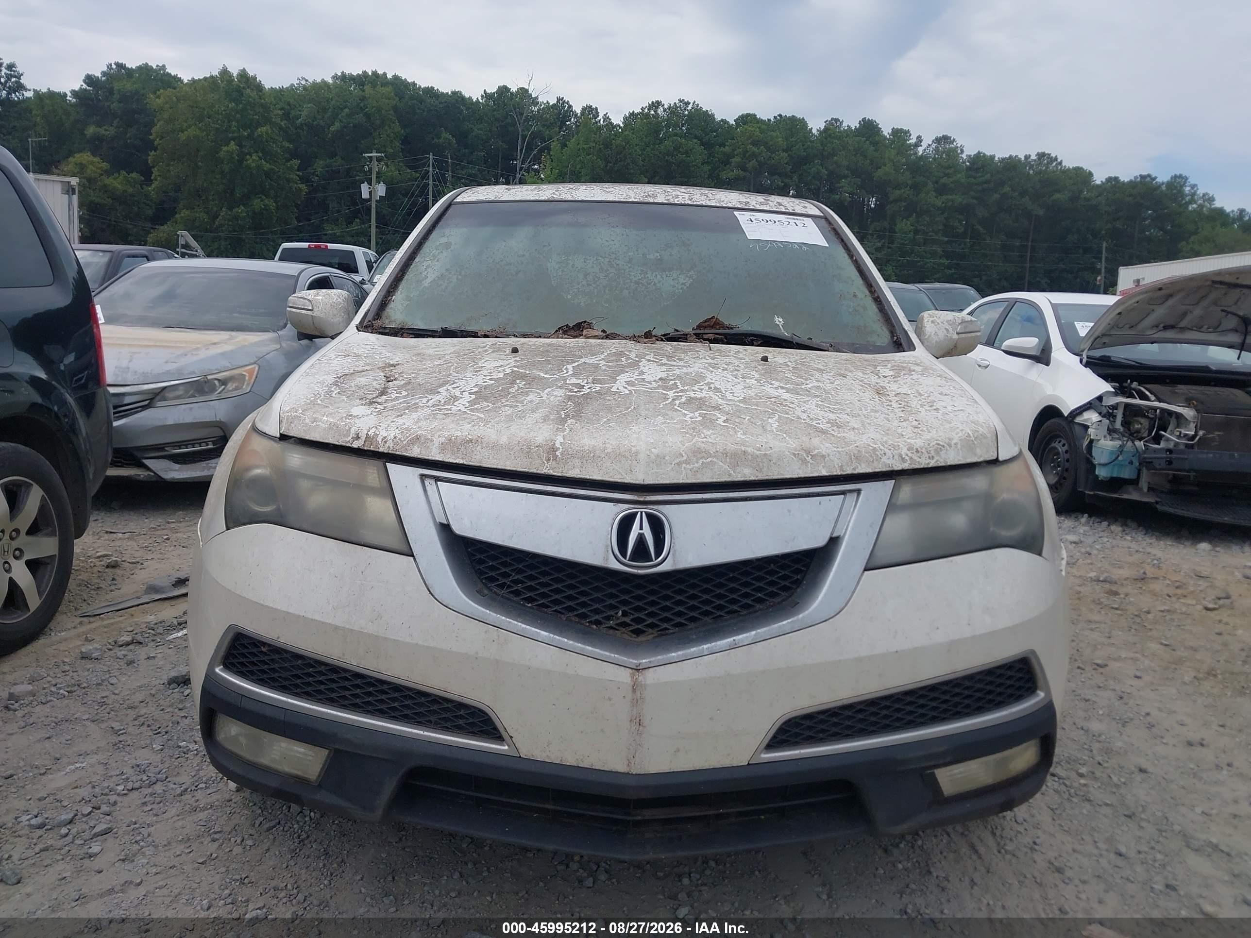 2013 Acura Mdx Technology Package Белый vin: 2HNYD2H37DH515316