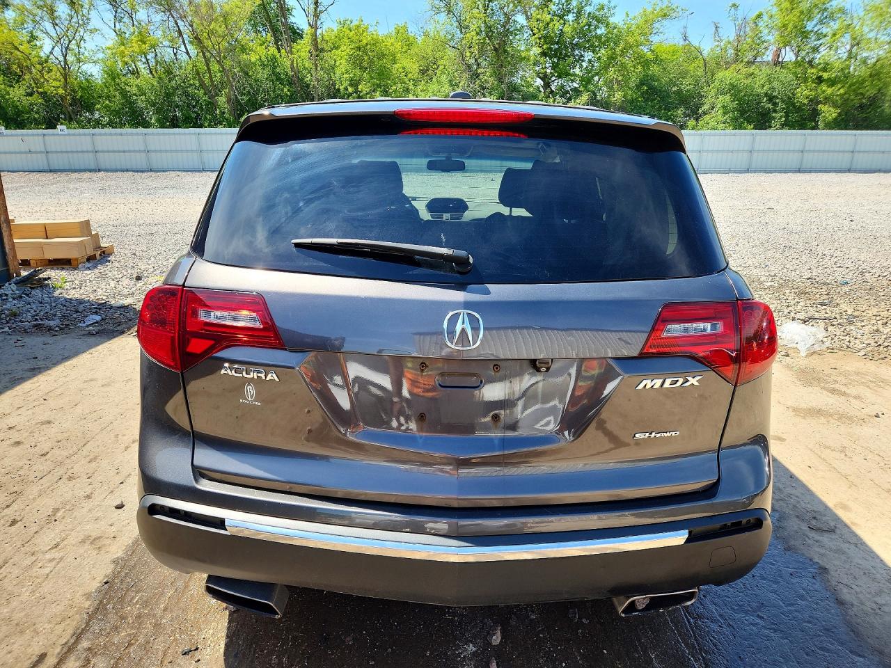 2012 Acura Mdx Technology Gray vin: 2HNYD2H38CH530115