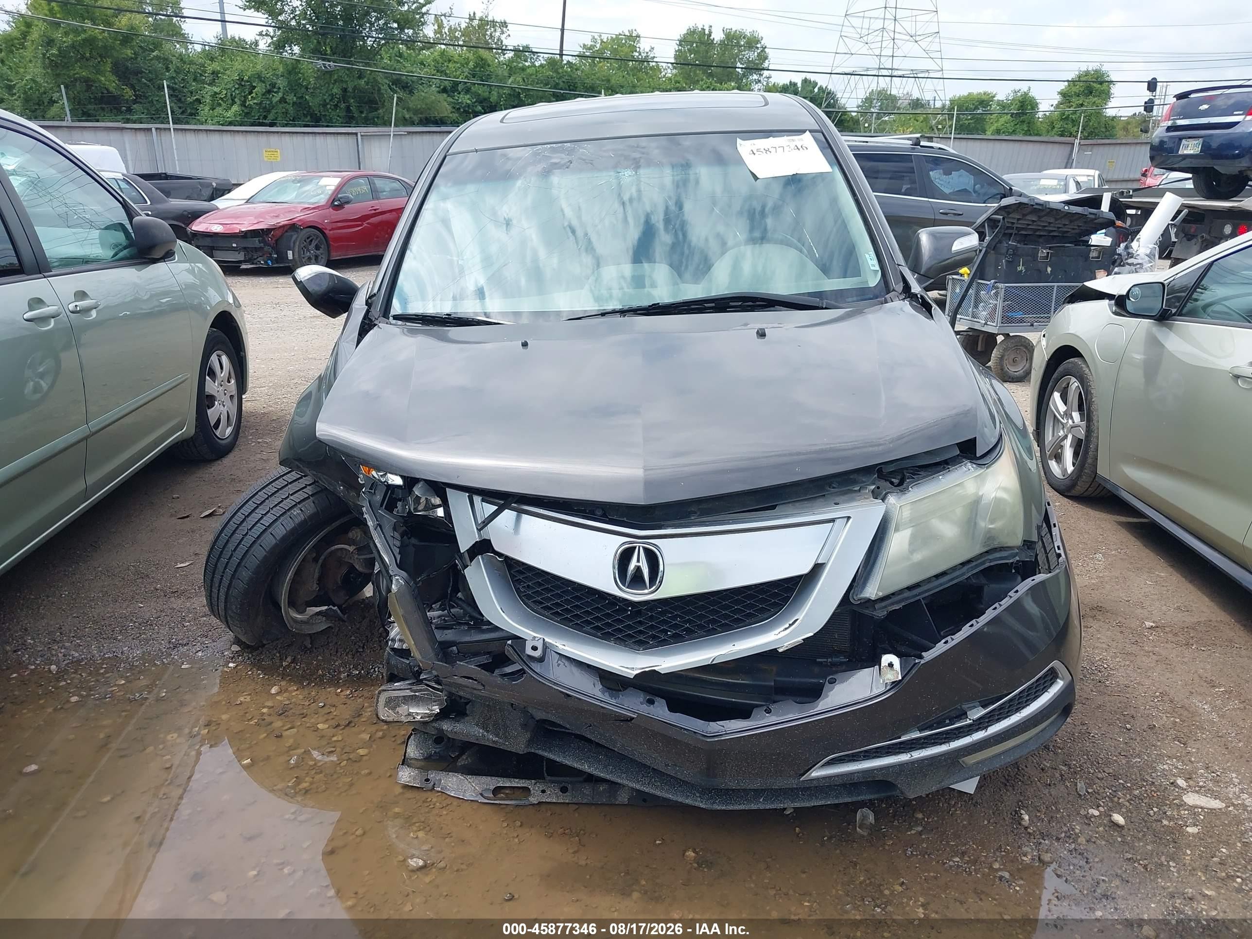 2012 Acura Mdx Technology Package Gray vin: 2HNYD2H38CH533631