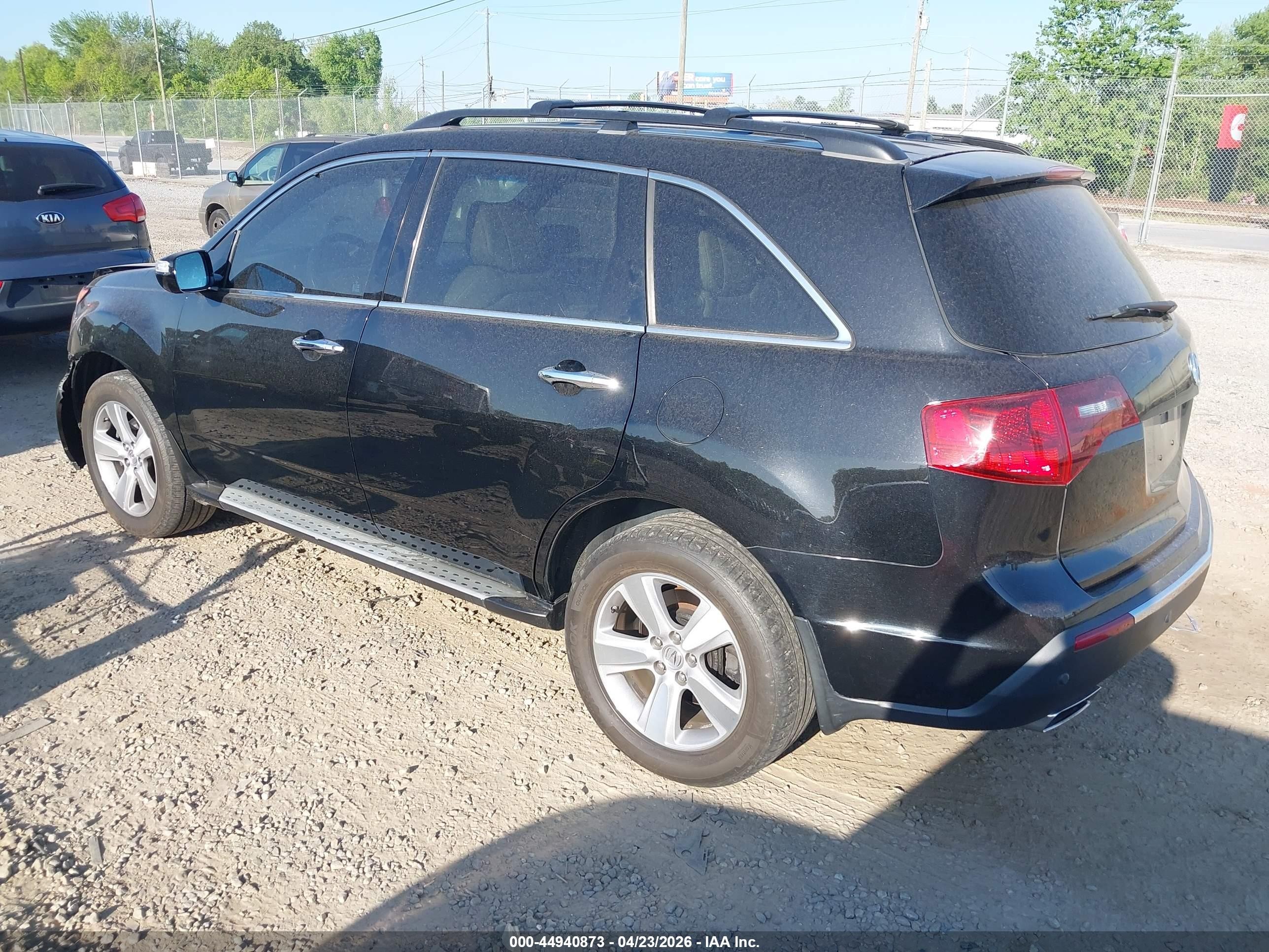 2013 Acura Mdx Technology Package Black vin: 2HNYD2H38DH500372