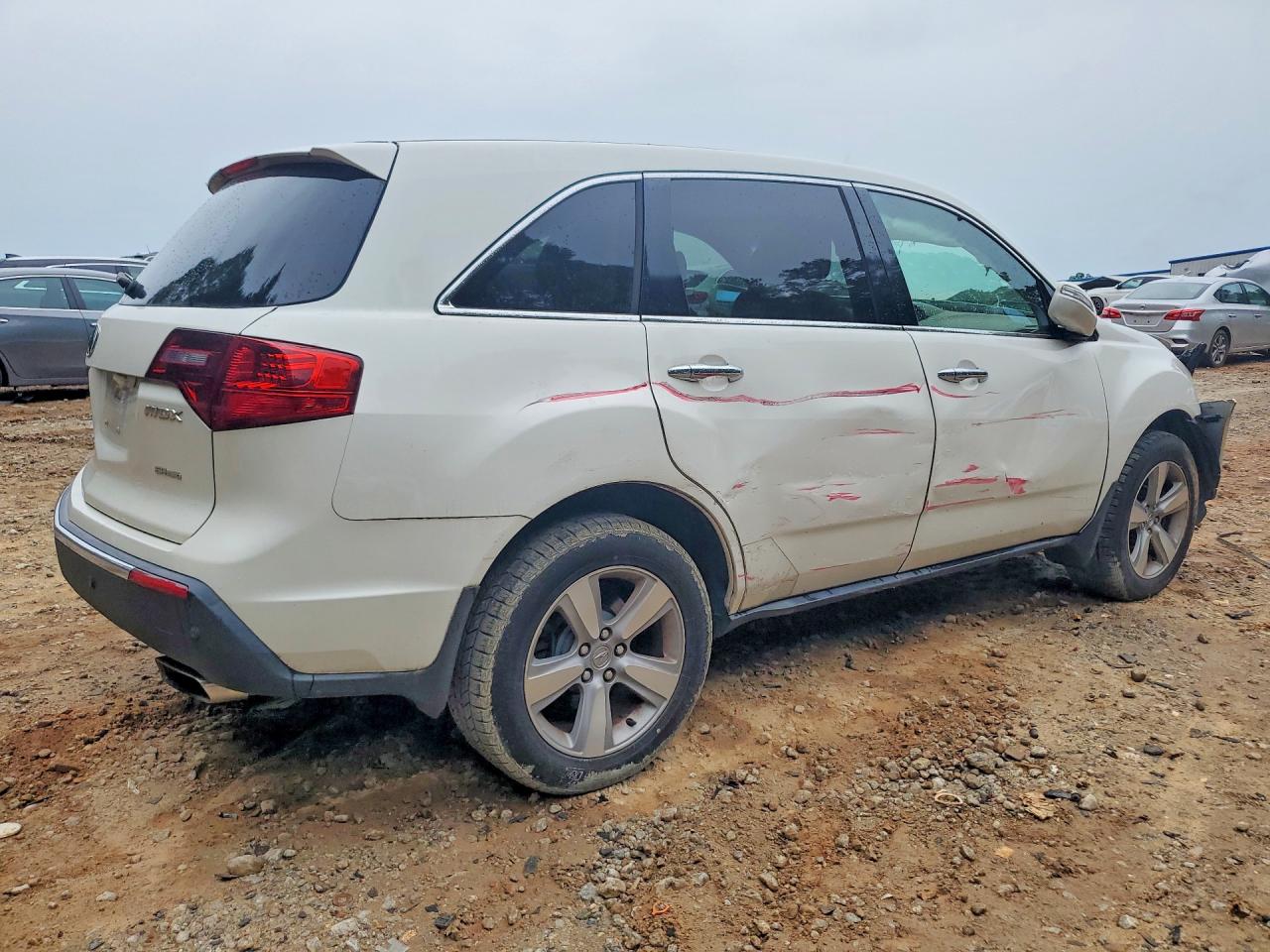 2012 Acura Mdx Technology White vin: 2HNYD2H39CH508284