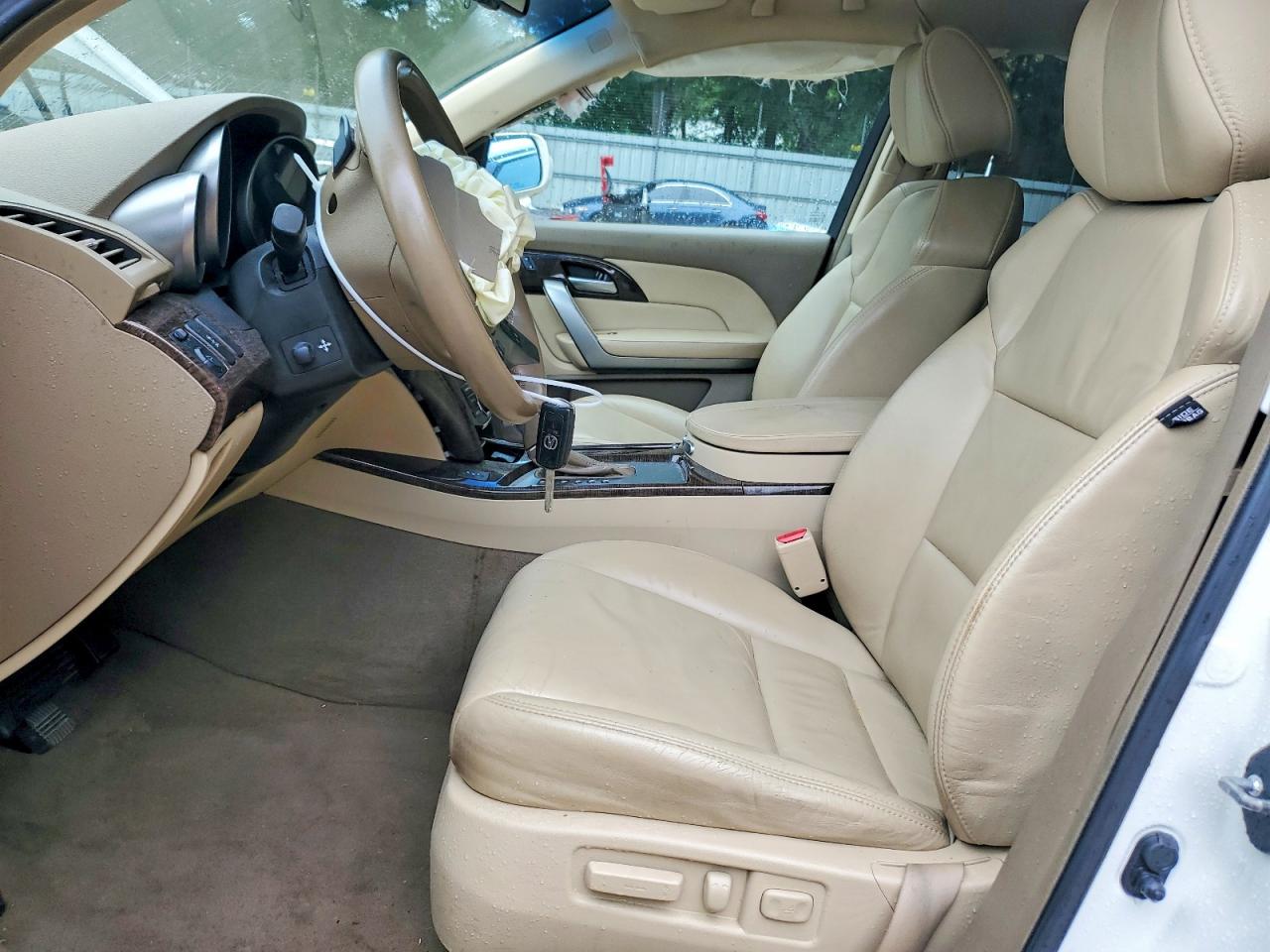 2012 Acura Mdx Technology White vin: 2HNYD2H39CH508284