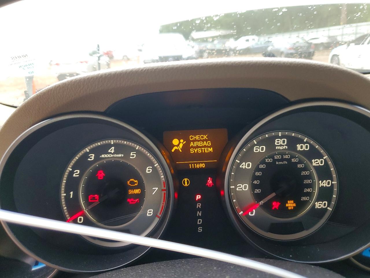 2012 Acura Mdx Technology White vin: 2HNYD2H39CH508284
