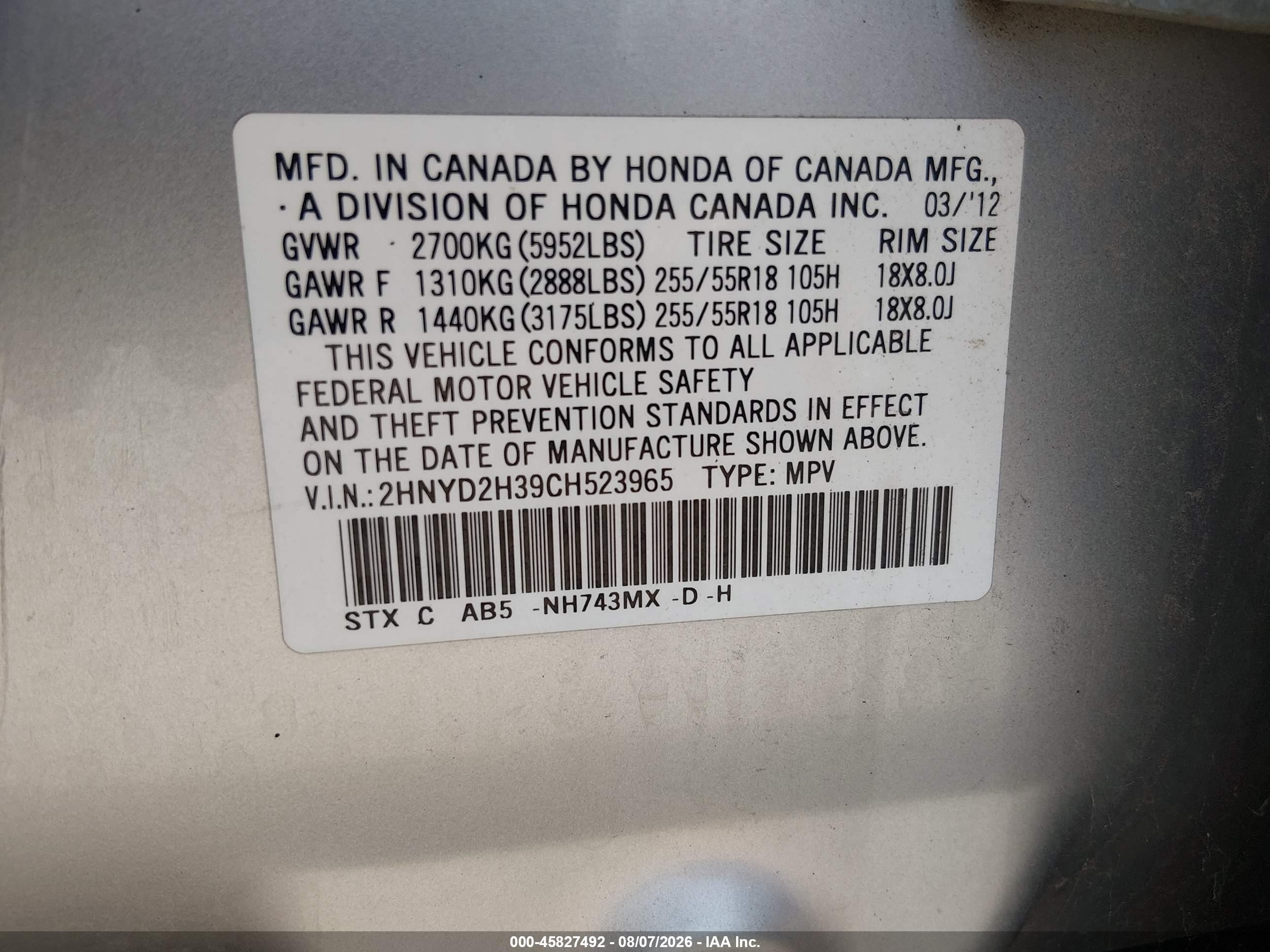2012 Acura Mdx Technology Package Silver vin: 2HNYD2H39CH523965