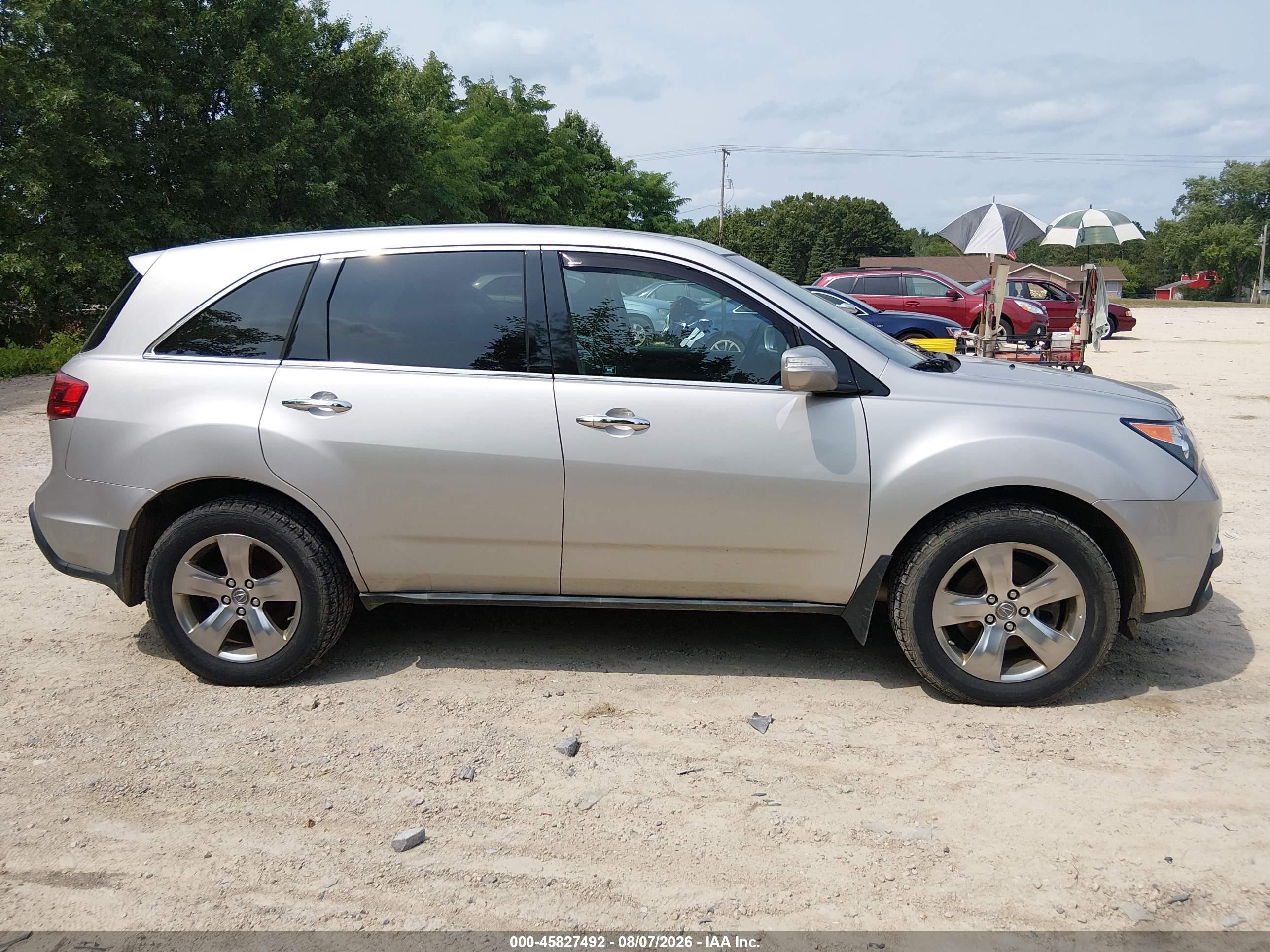 2012 Acura Mdx Technology Package Silver vin: 2HNYD2H39CH523965