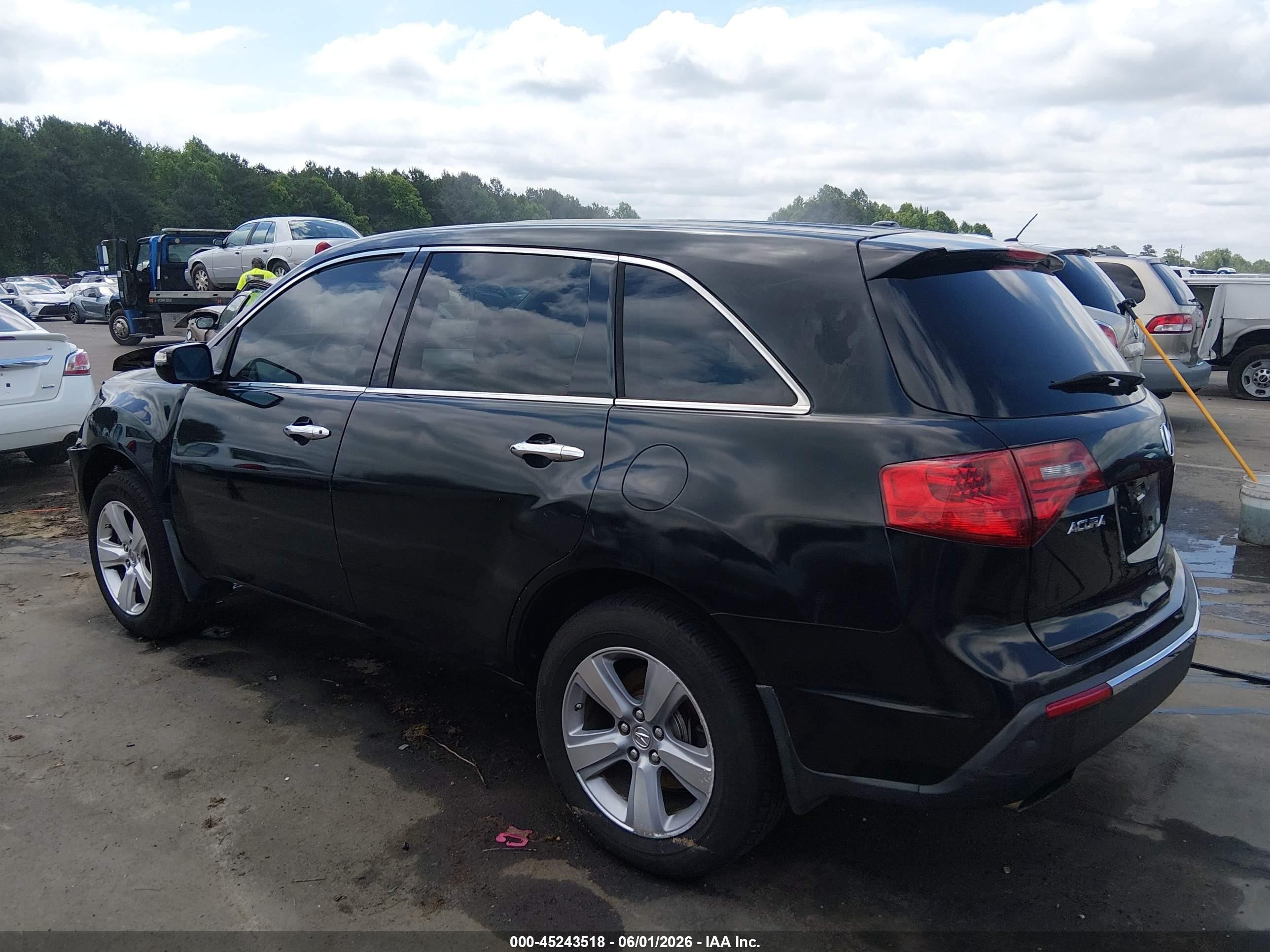 2012 Acura Mdx Technology Package Black vin: 2HNYD2H39CH528793