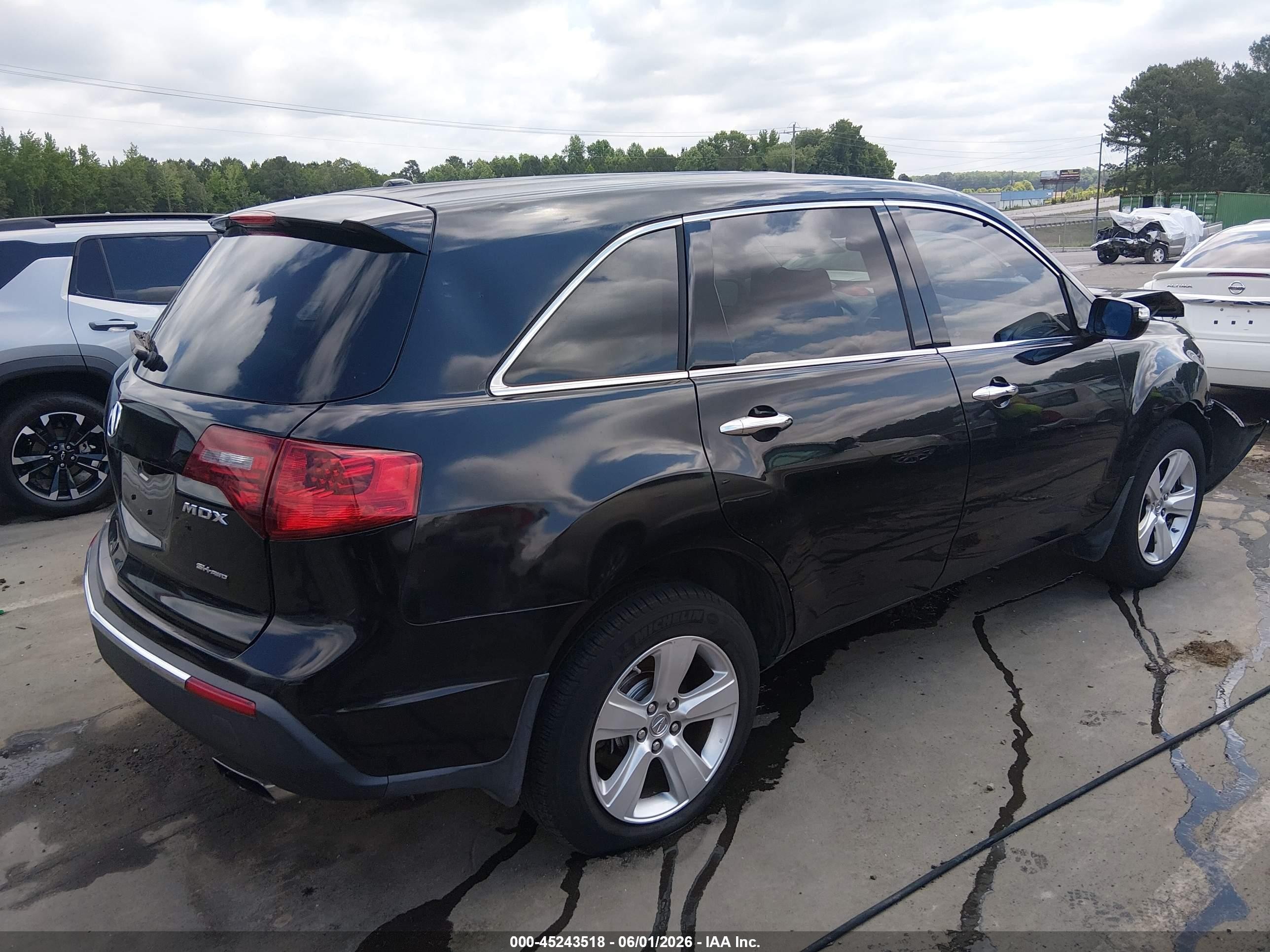 2012 Acura Mdx Technology Package Black vin: 2HNYD2H39CH528793