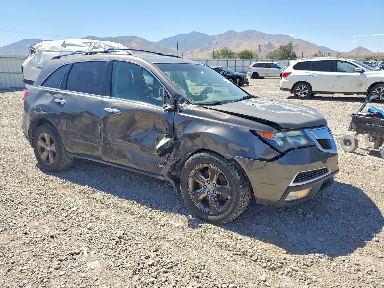 2012 Acura Mdx Technology Угольный vin: 2HNYD2H39CH533606