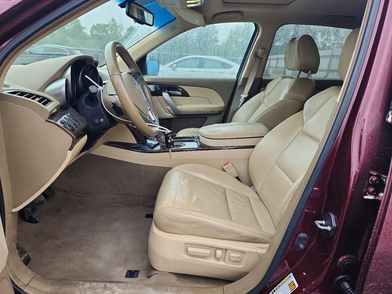 2012 Acura Mdx Technology Maroon vin: 2HNYD2H39CH536702
