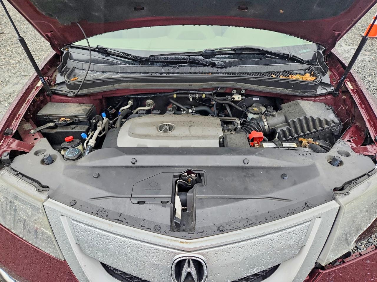2012 Acura Mdx Technology Maroon vin: 2HNYD2H39CH536702