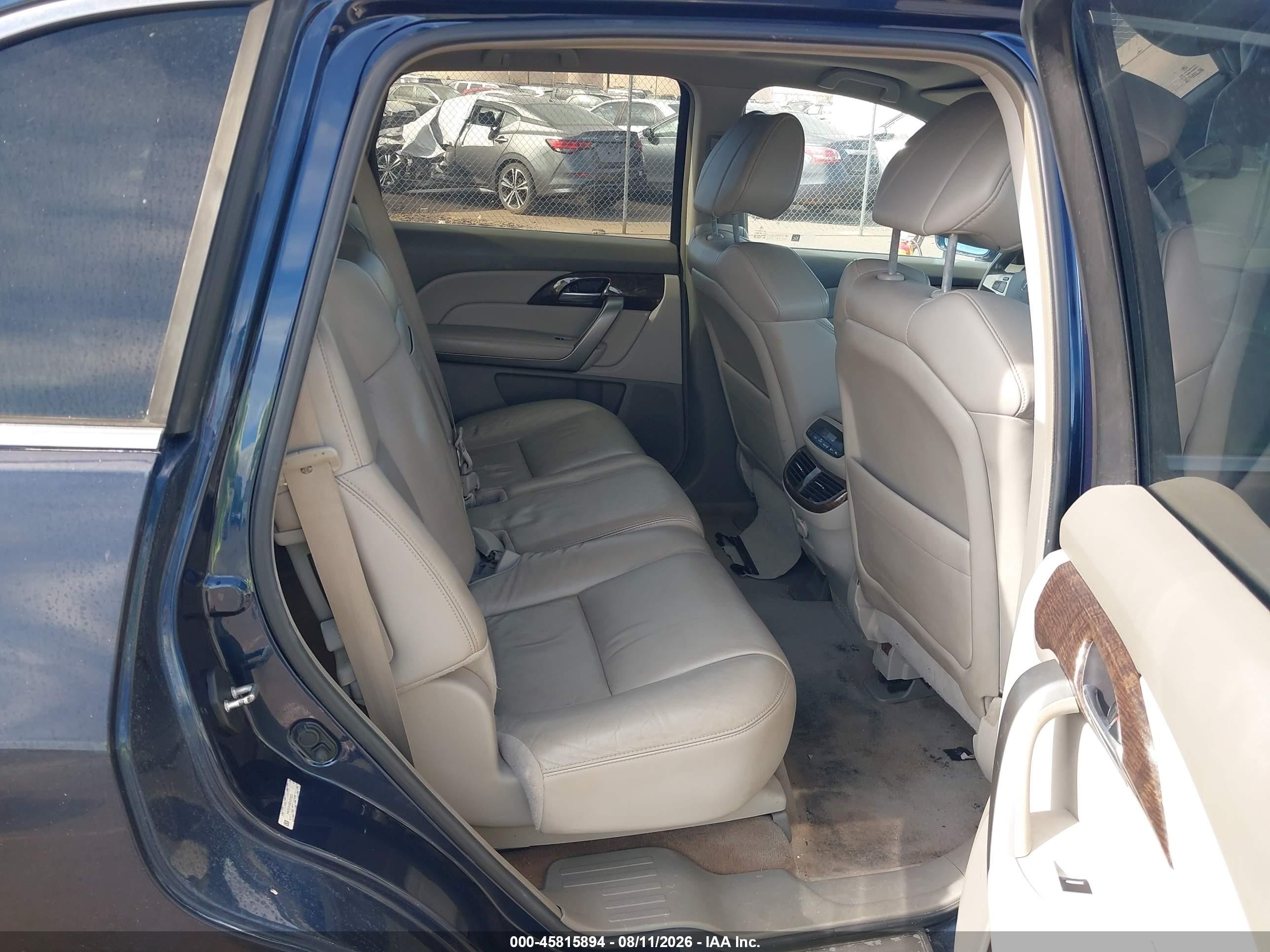 2013 Acura Mdx Technology Package Blue vin: 2HNYD2H39DH513633
