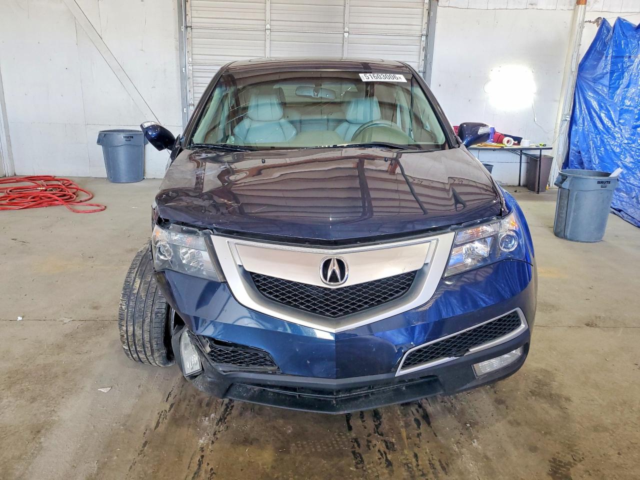 2013 Acura Mdx Technology Blue vin: 2HNYD2H39DH521862