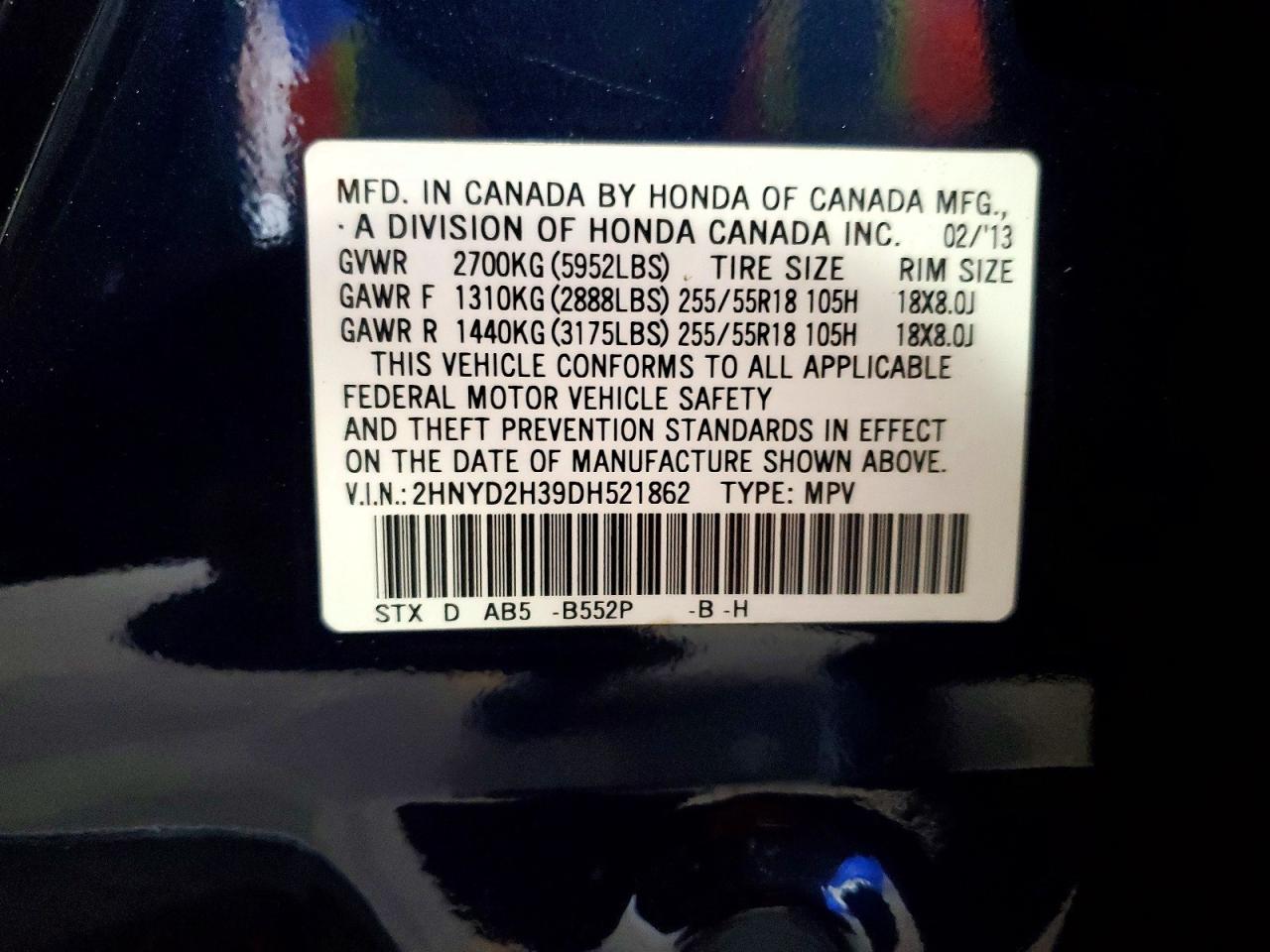 2013 Acura Mdx Technology Blue vin: 2HNYD2H39DH521862