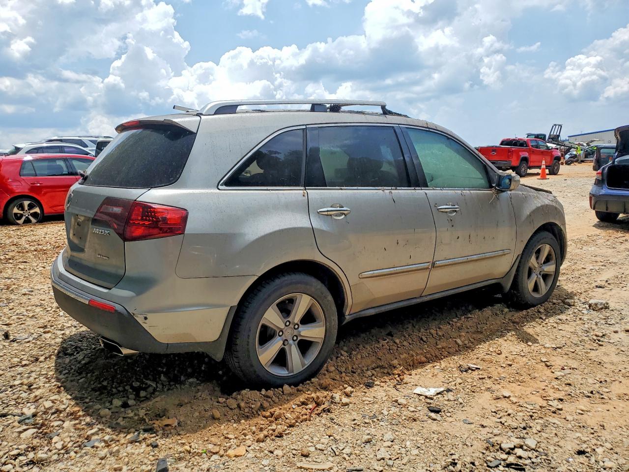 2012 Acura Mdx Silver vin: 2HNYD2H3XCH503837