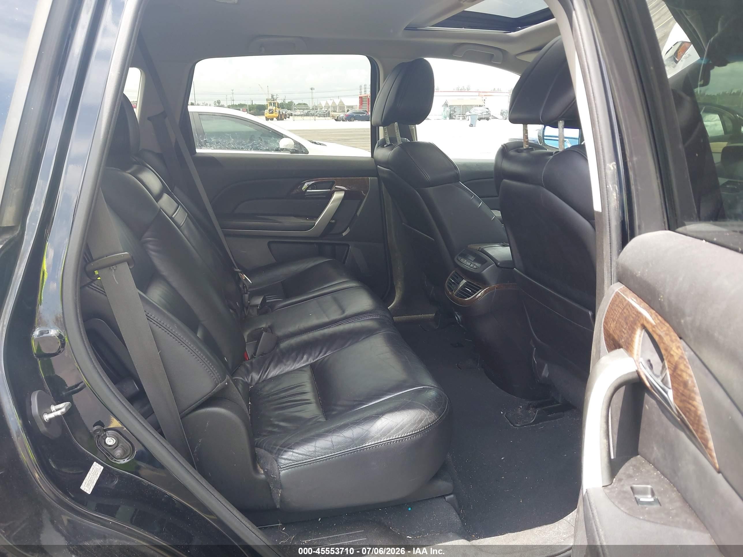 2012 Acura Mdx Technology Package Black vin: 2HNYD2H3XCH504065