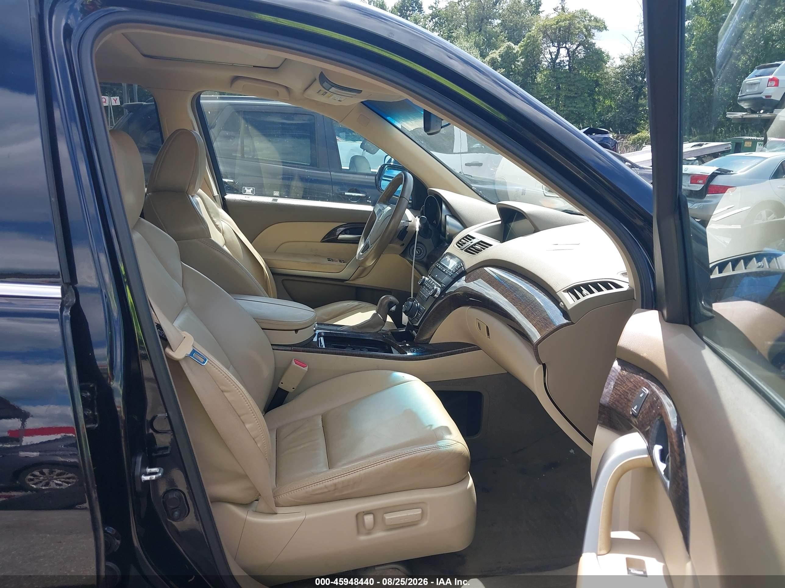 2012 Acura Mdx Technology Package Black vin: 2HNYD2H3XCH528611