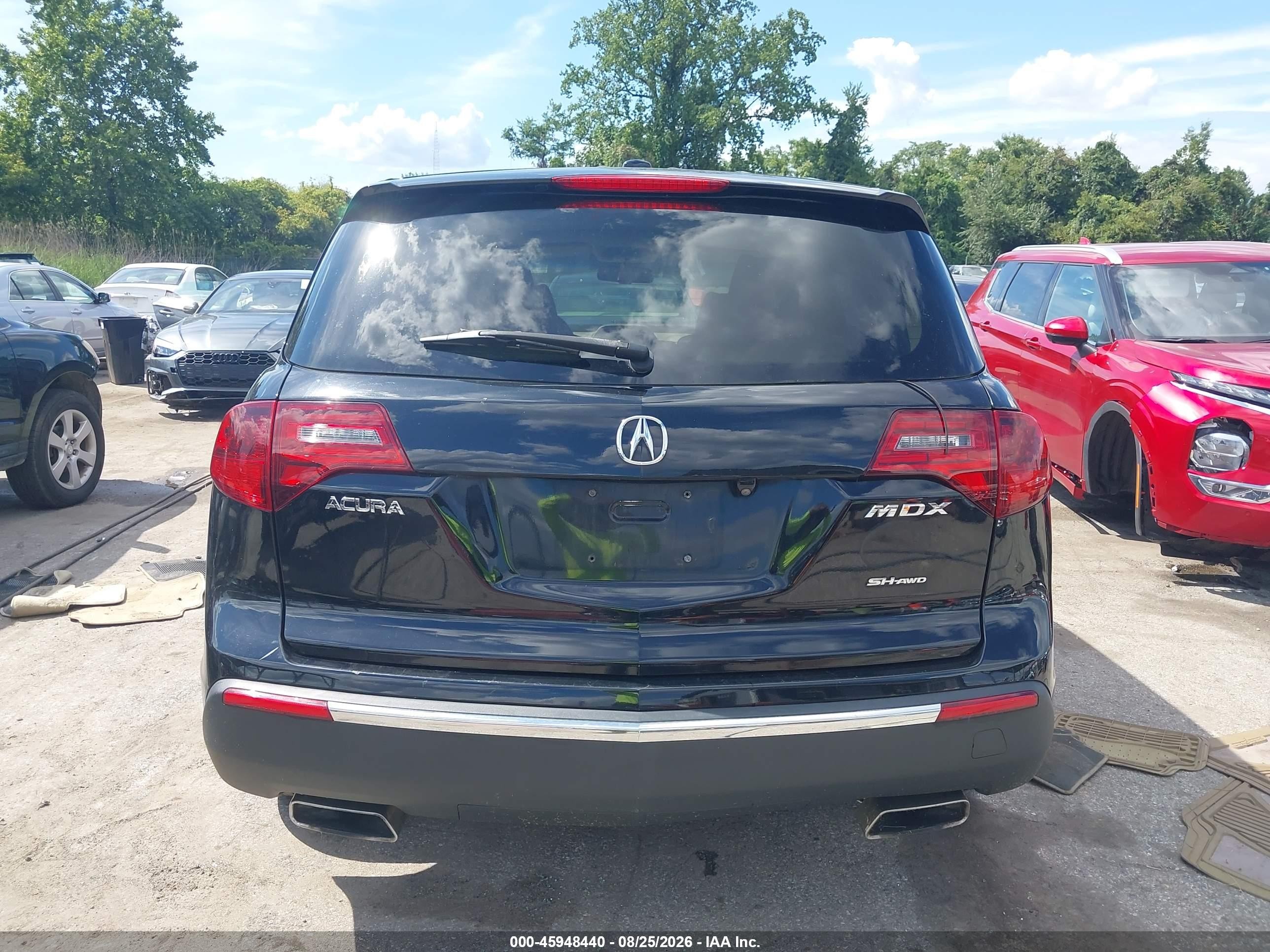 2012 Acura Mdx Technology Package Black vin: 2HNYD2H3XCH528611