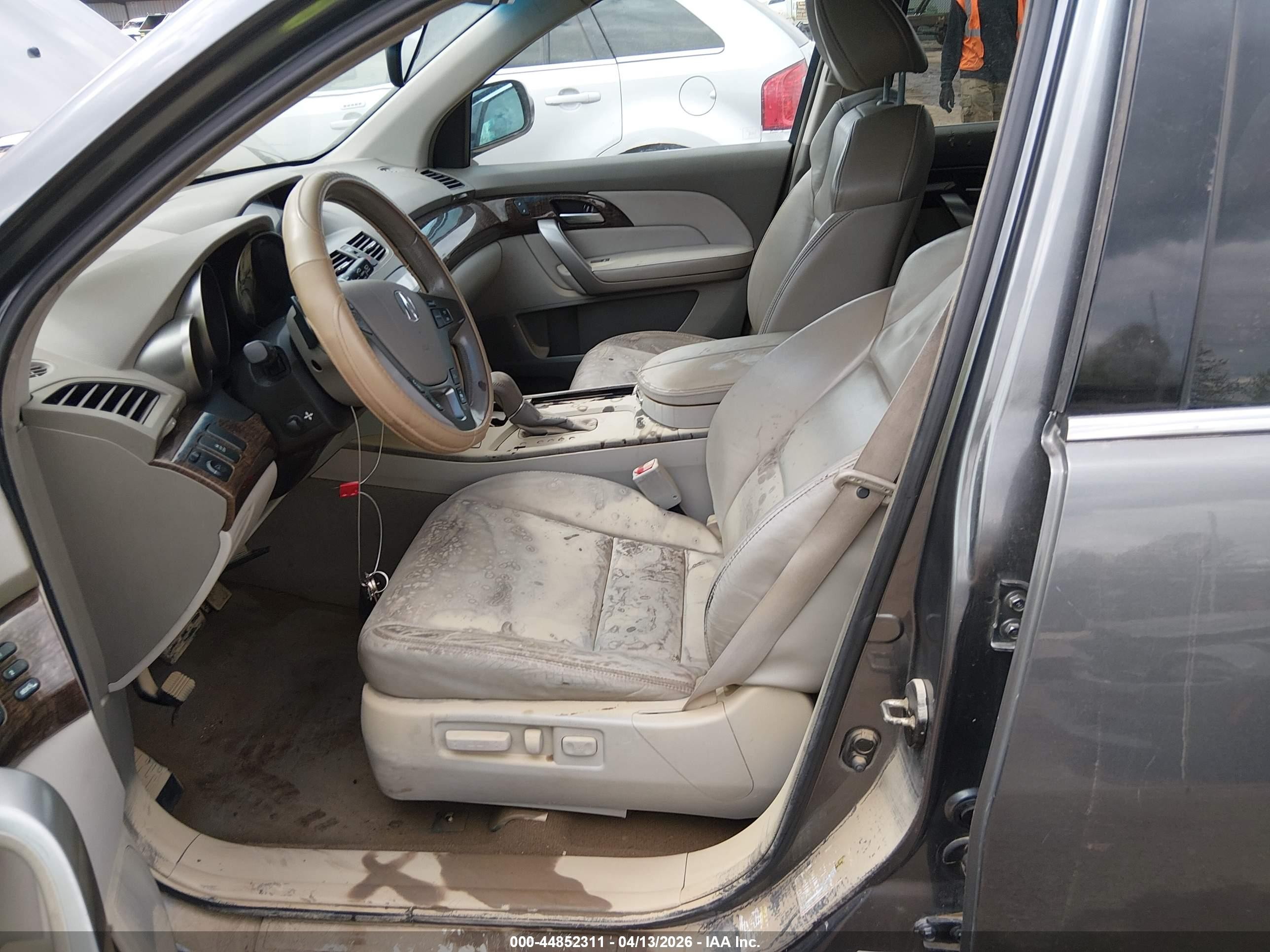 2012 Acura Mdx Technology Package Gray vin: 2HNYD2H3XCH531976