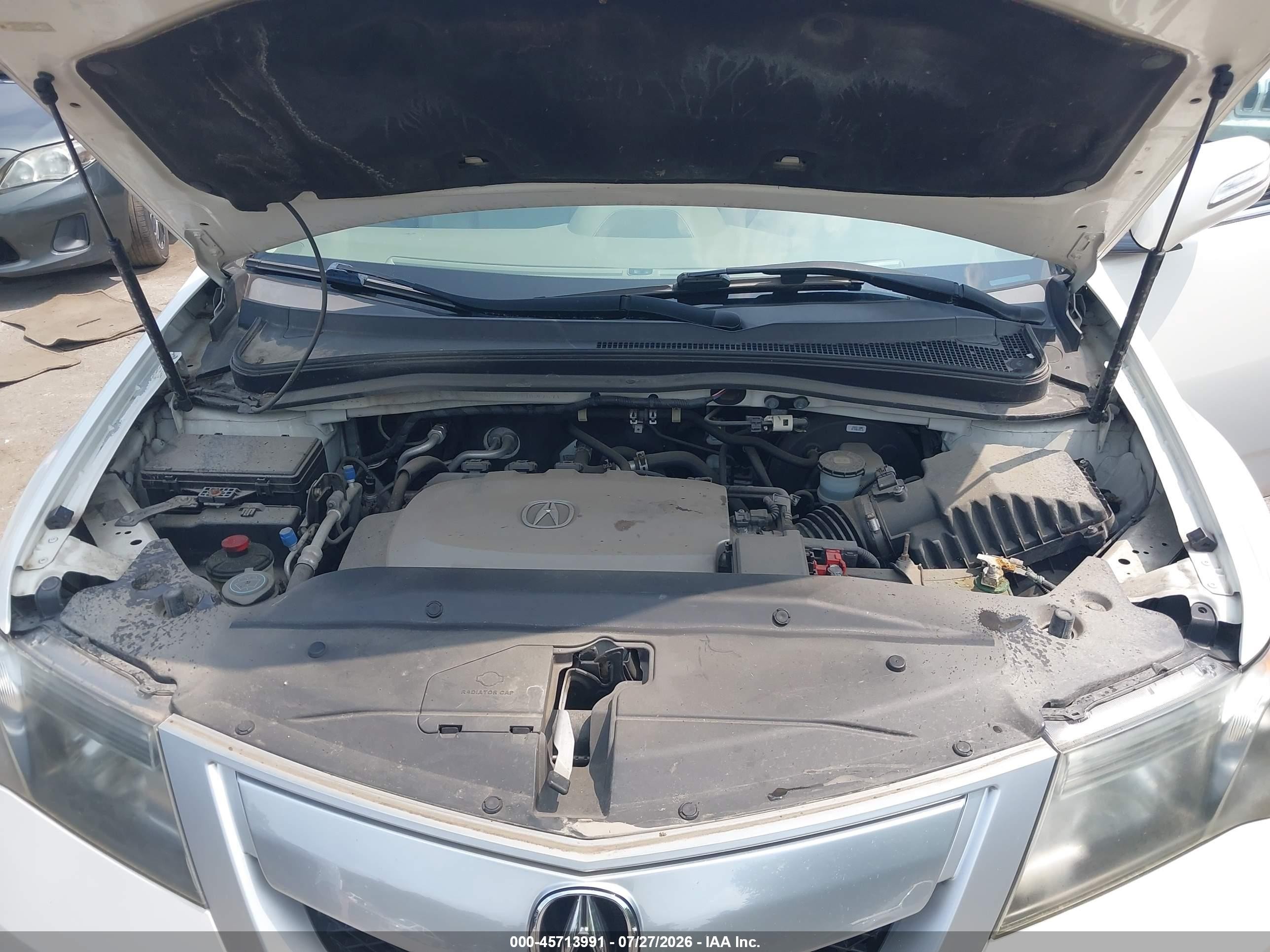 2012 Acura Mdx Technology Package White vin: 2HNYD2H3XCH547871