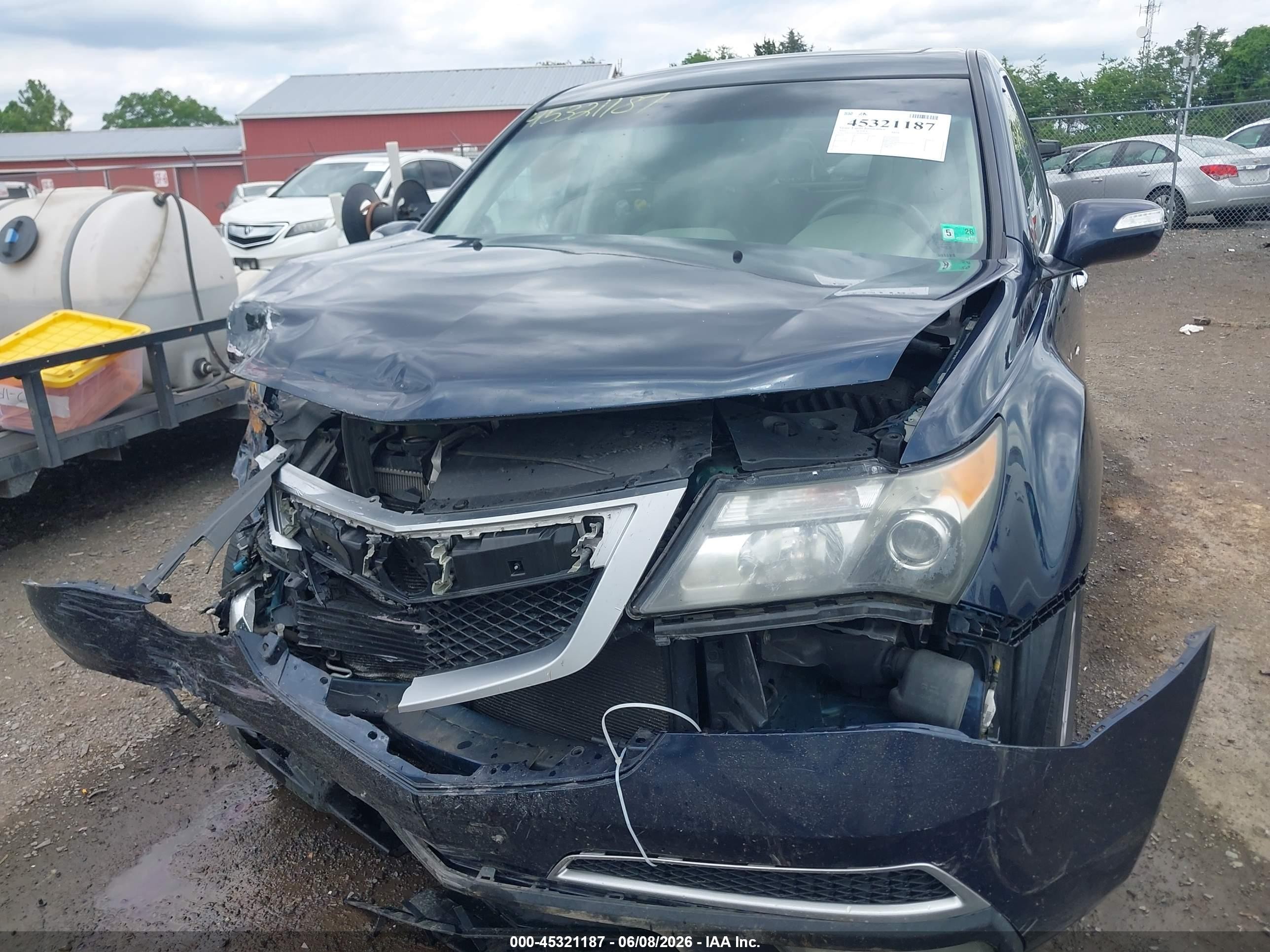 2013 Acura Mdx Technology Package Dark Blue vin: 2HNYD2H3XDH508263