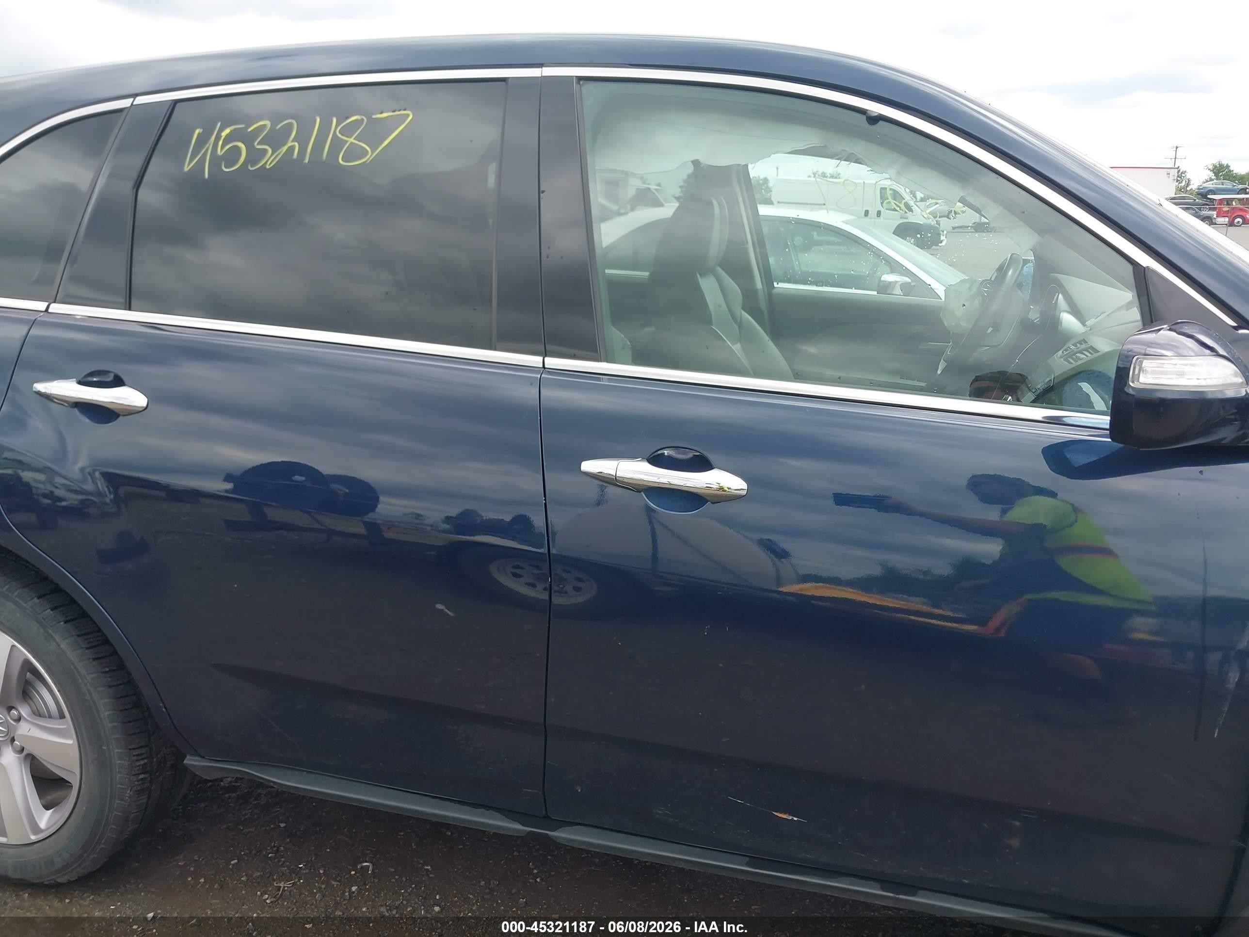 2013 Acura Mdx Technology Package Dark Blue vin: 2HNYD2H3XDH508263