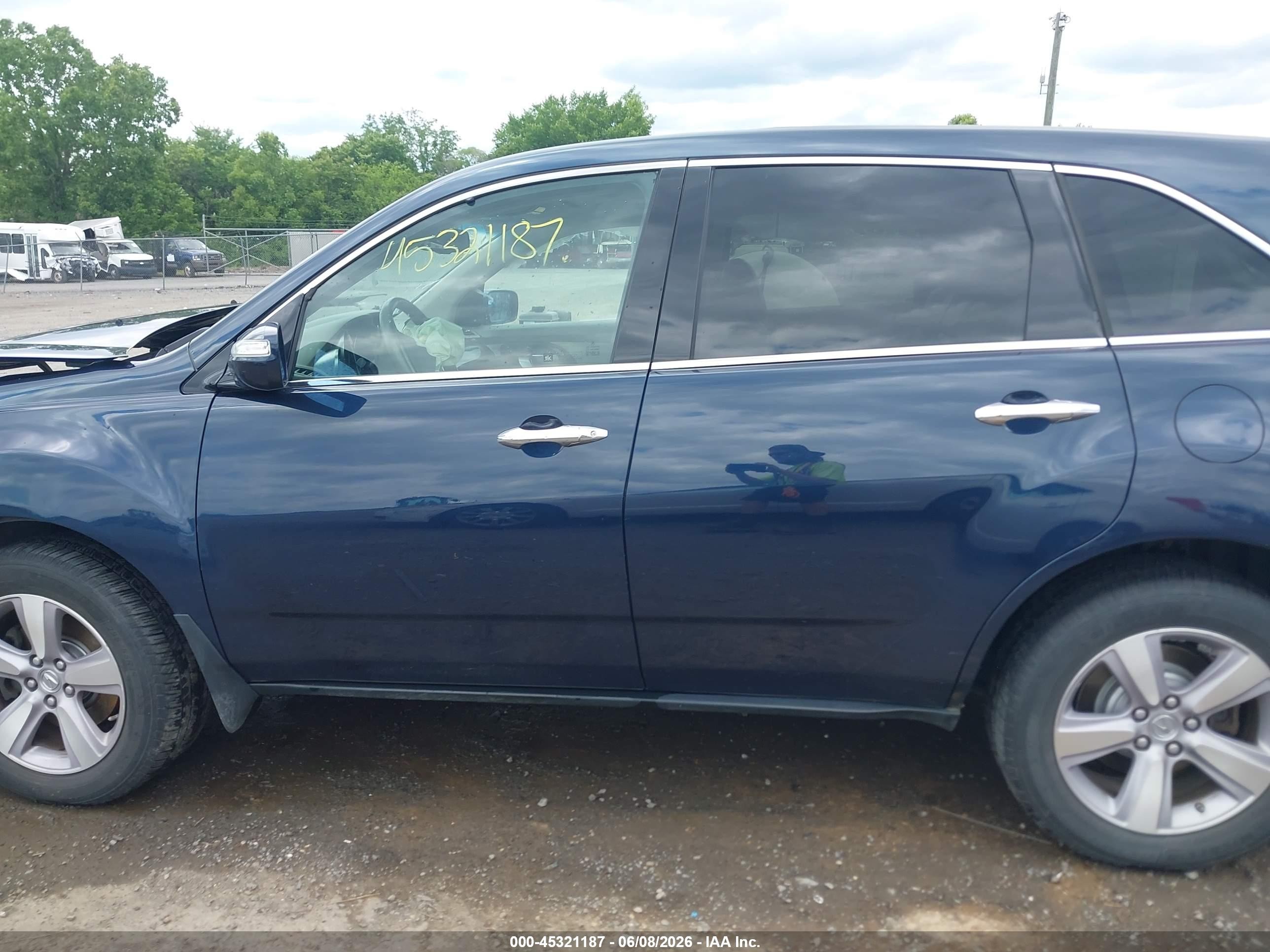 2013 Acura Mdx Technology Package Dark Blue vin: 2HNYD2H3XDH508263