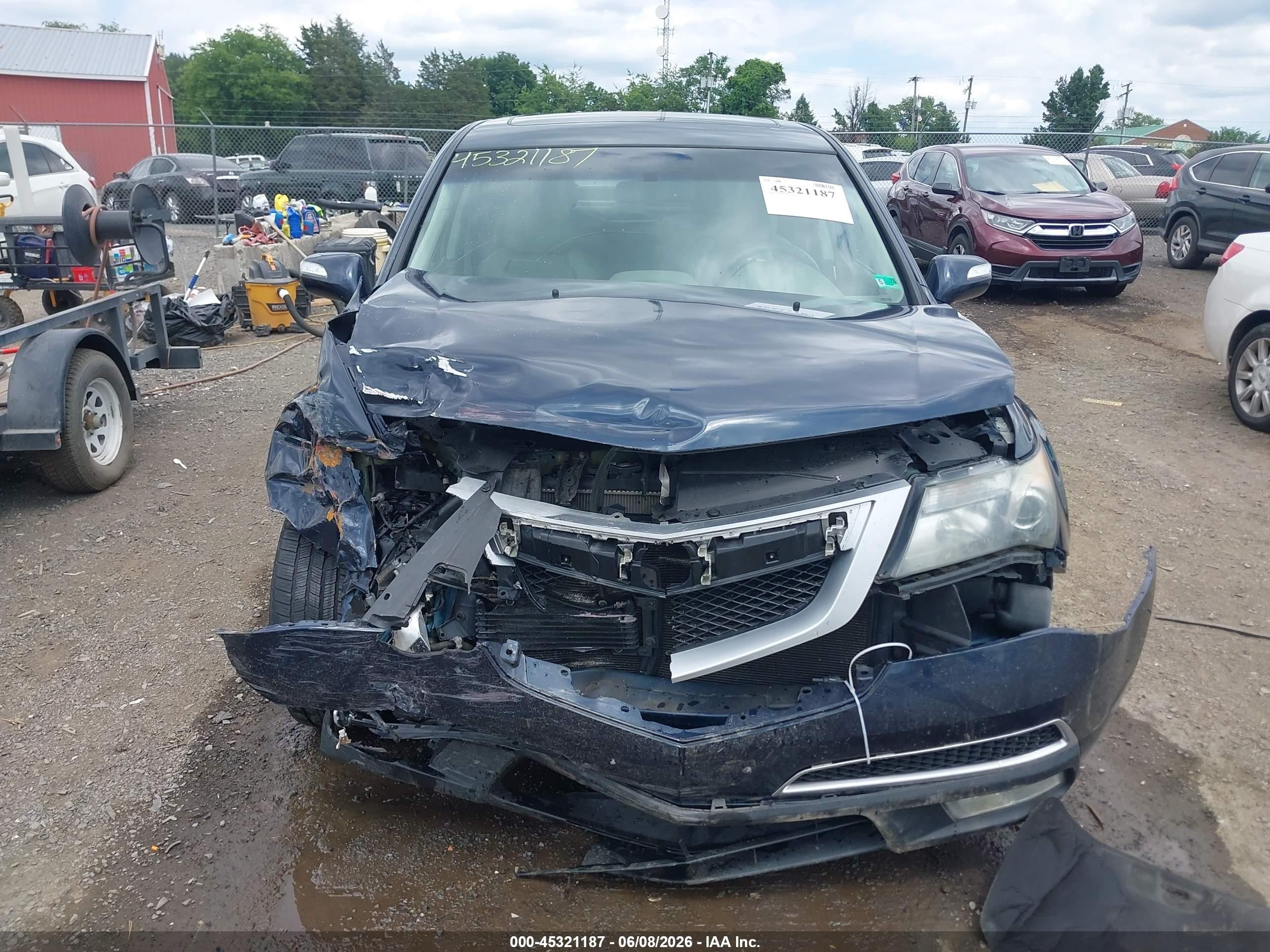 2013 Acura Mdx Technology Package Dark Blue vin: 2HNYD2H3XDH508263