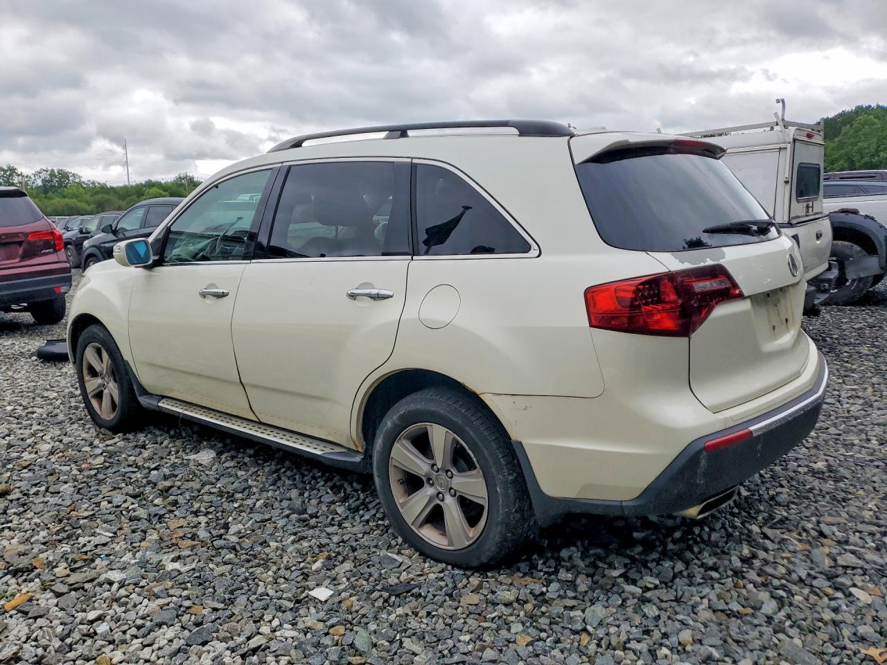 2013 Acura Mdx Technology White vin: 2HNYD2H3XDH510188