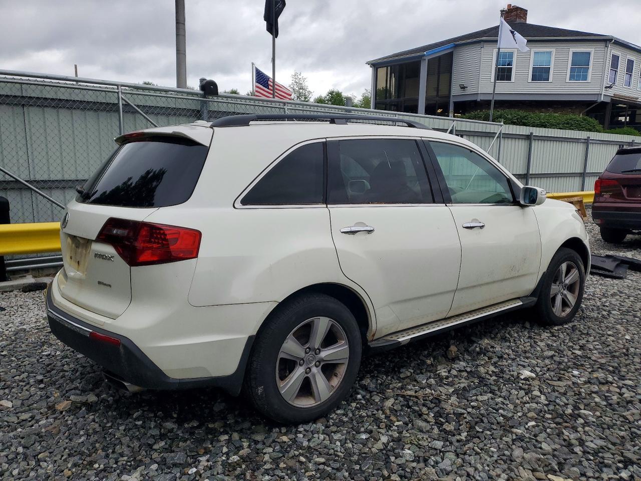 2013 Acura Mdx Technology White vin: 2HNYD2H3XDH510188
