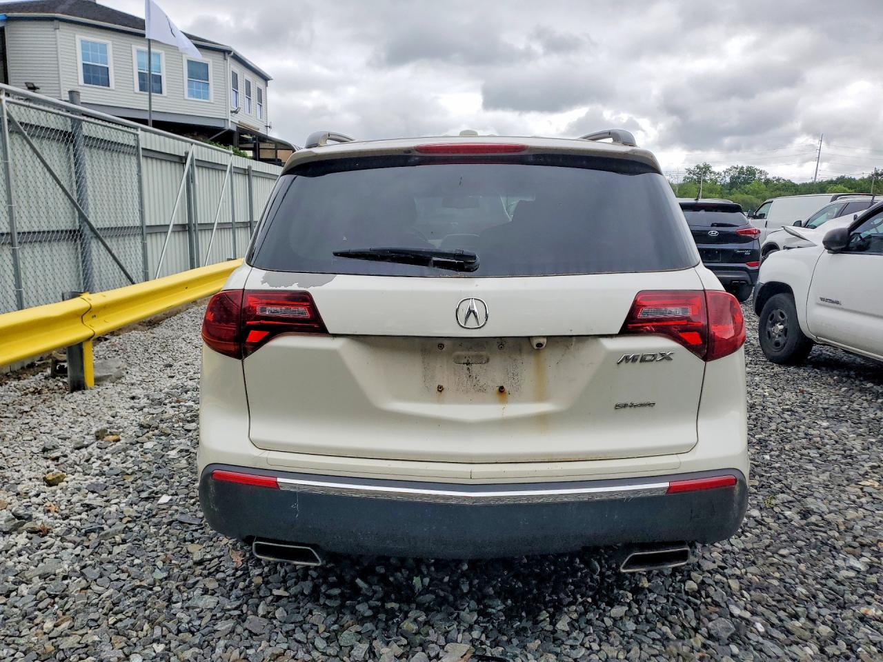 2013 Acura Mdx Technology White vin: 2HNYD2H3XDH510188