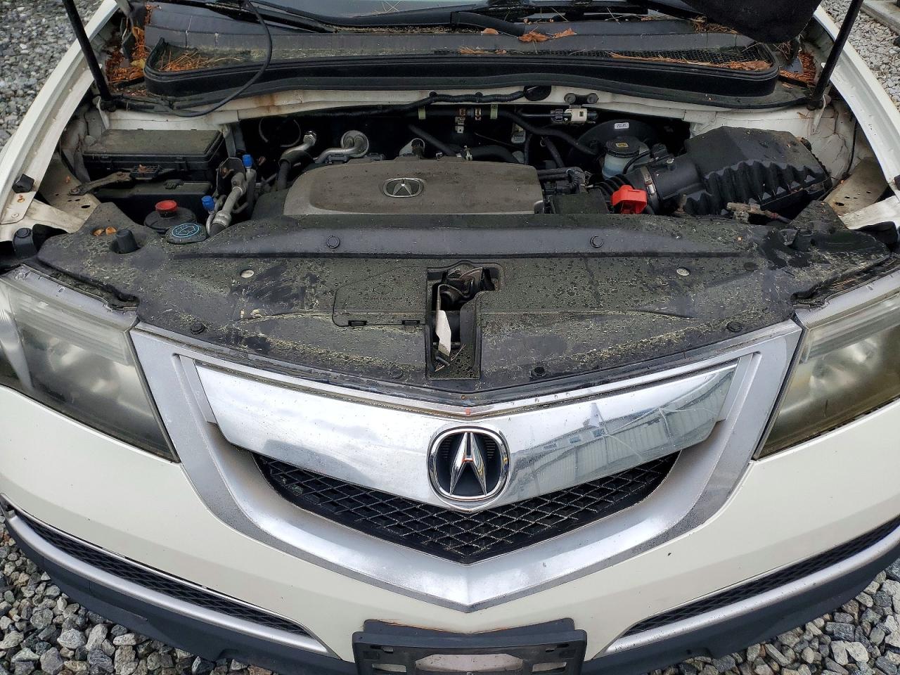 2013 Acura Mdx Technology White vin: 2HNYD2H3XDH510188