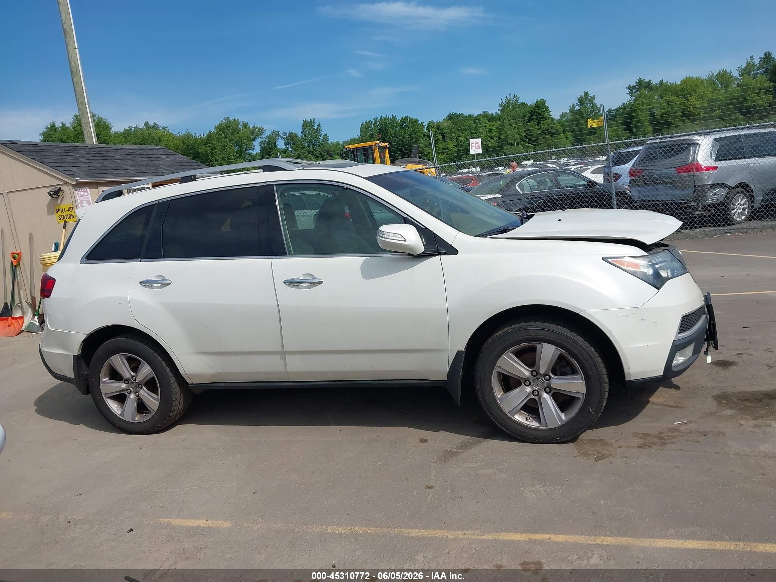 2013 Acura Mdx Technology Package White vin: 2HNYD2H3XDH515309
