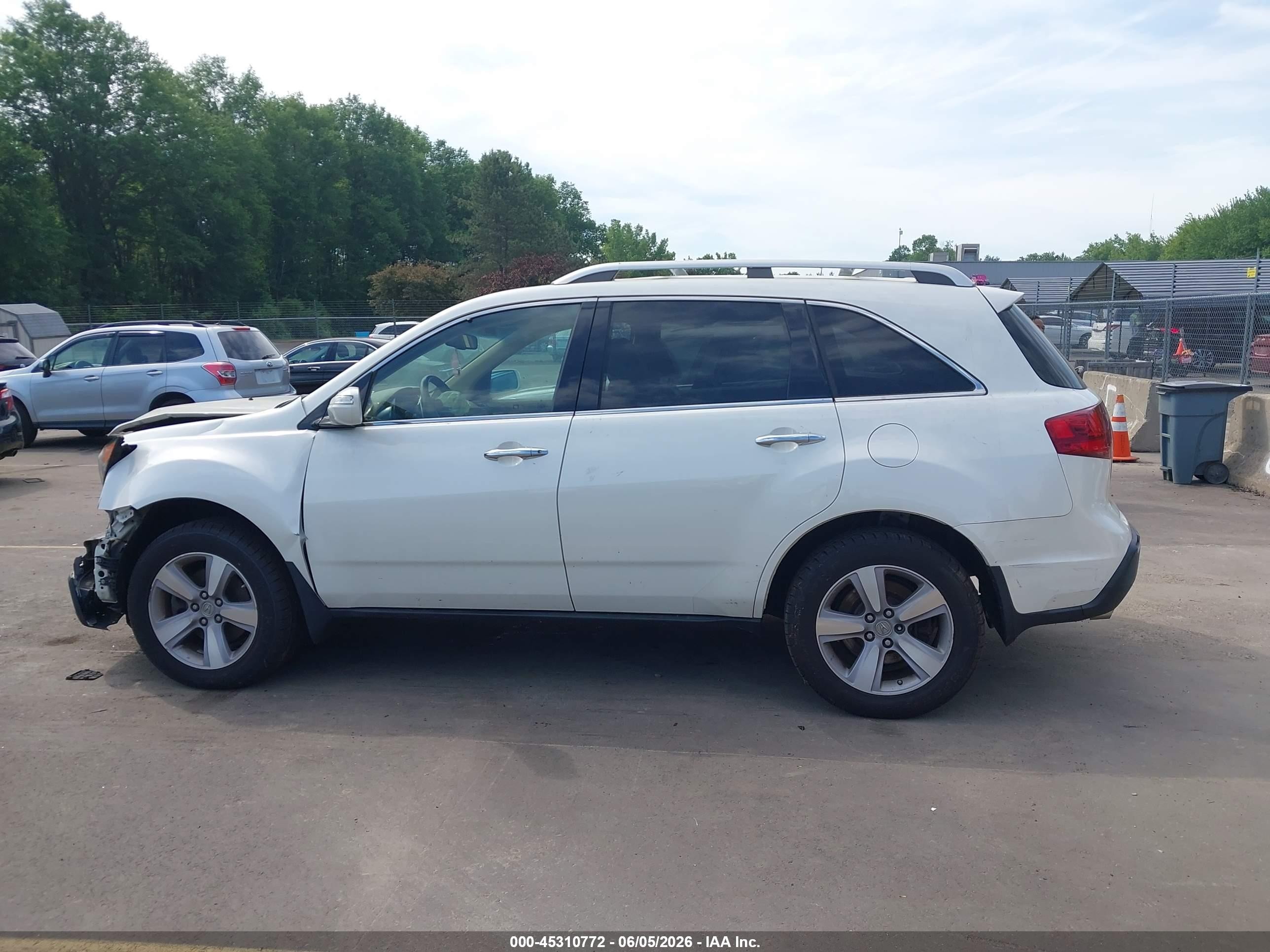 2013 Acura Mdx Technology Package White vin: 2HNYD2H3XDH515309