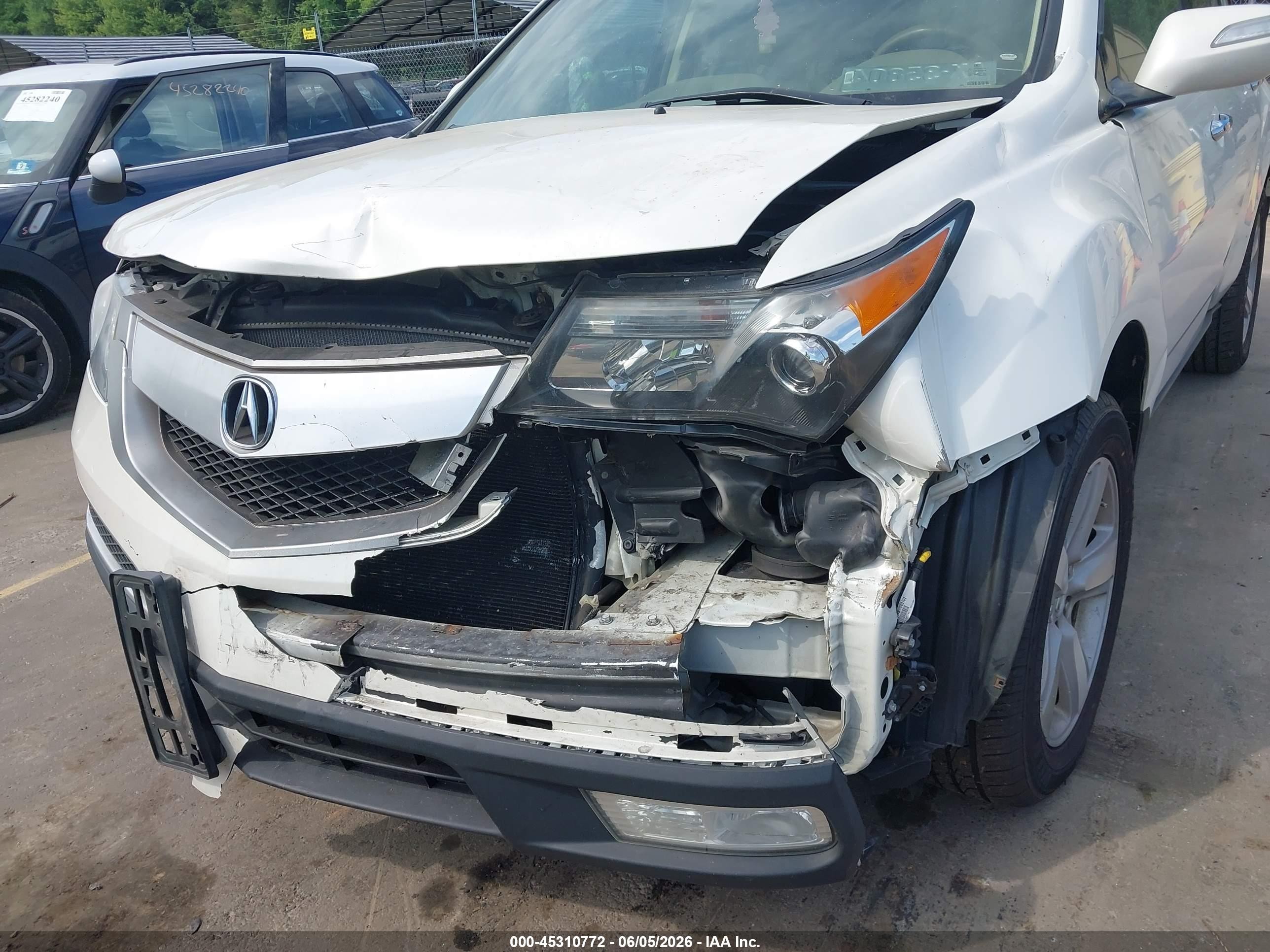 2013 Acura Mdx Technology Package White vin: 2HNYD2H3XDH515309