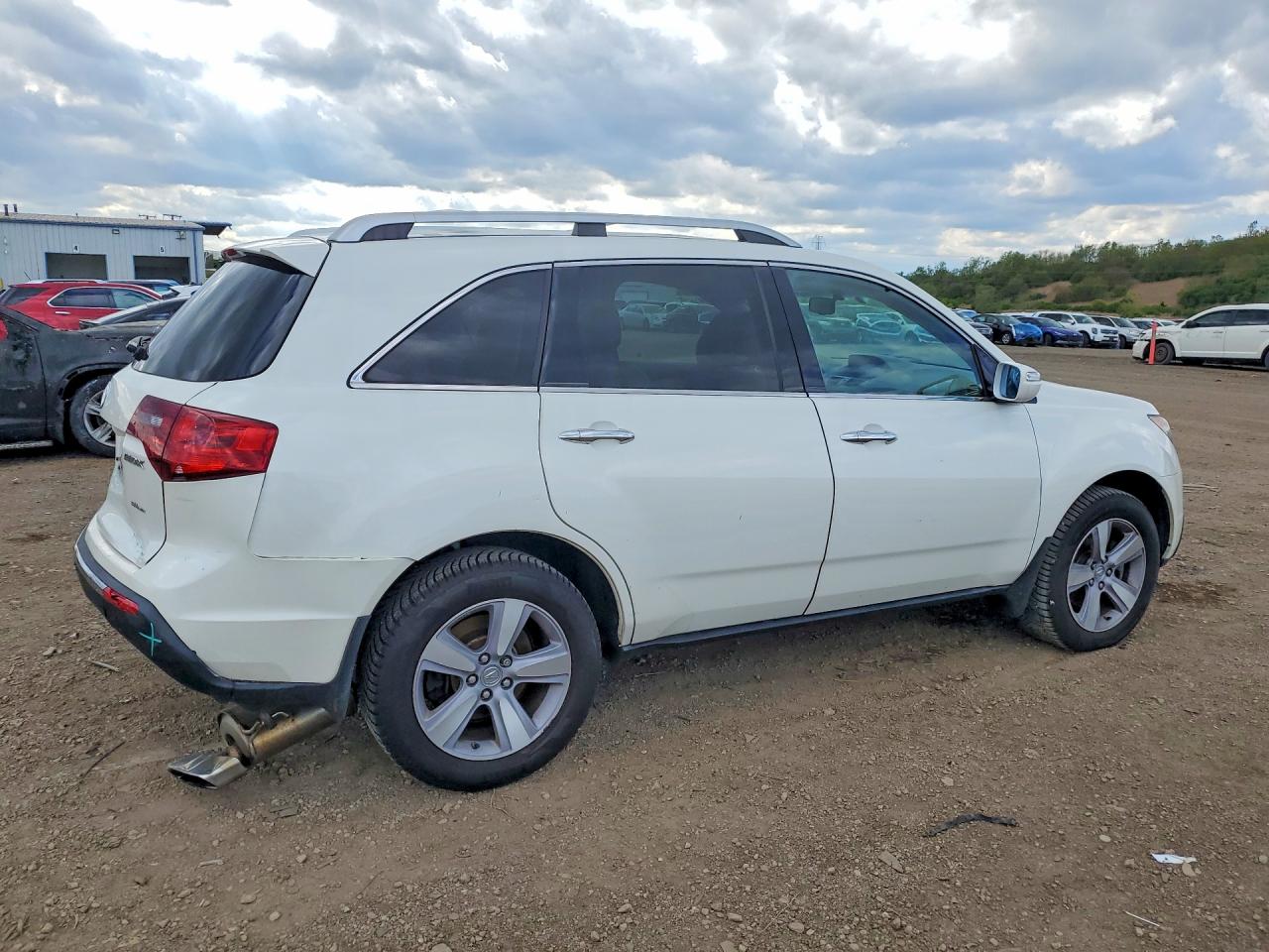 2013 Acura Mdx Technology White vin: 2HNYD2H3XDH518940