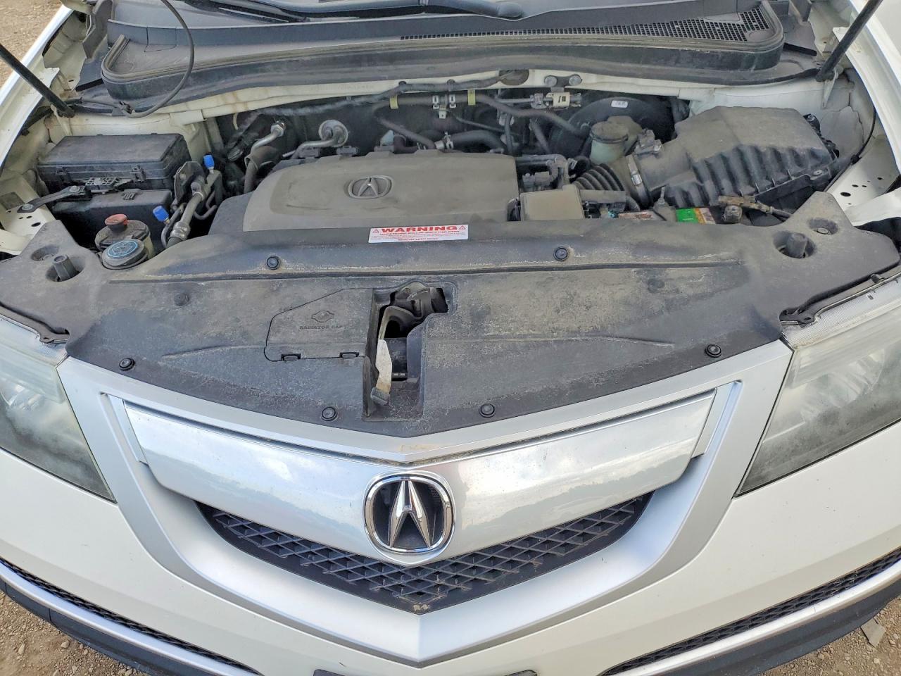 2013 Acura Mdx Technology White vin: 2HNYD2H3XDH518940