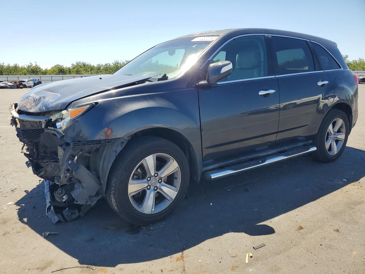 2013 Acura Mdx Technology Gray vin: 2HNYD2H3XDH521773