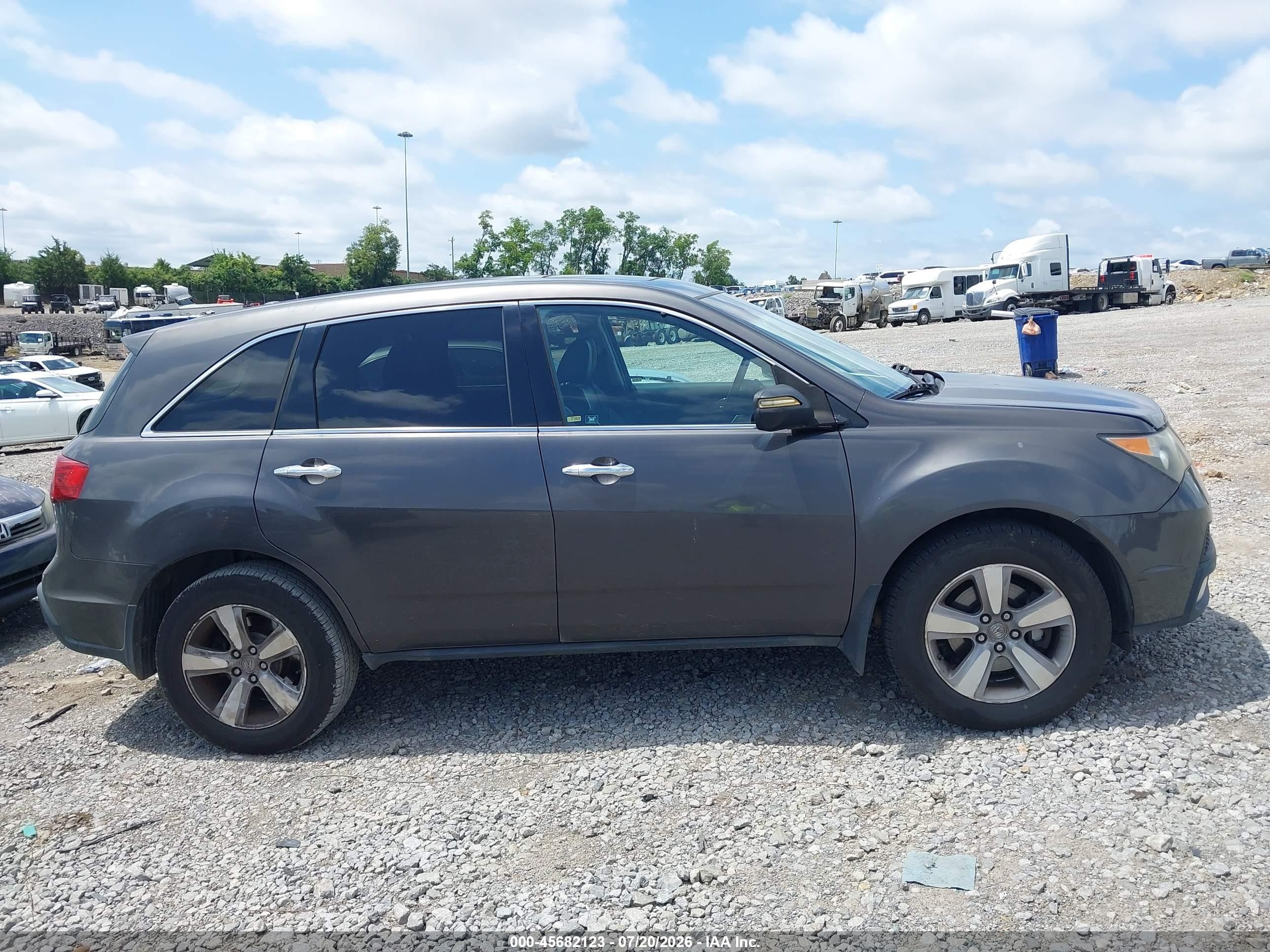 2012 Acura Mdx Technology Package Коричневый vin: 2HNYD2H40CH507095
