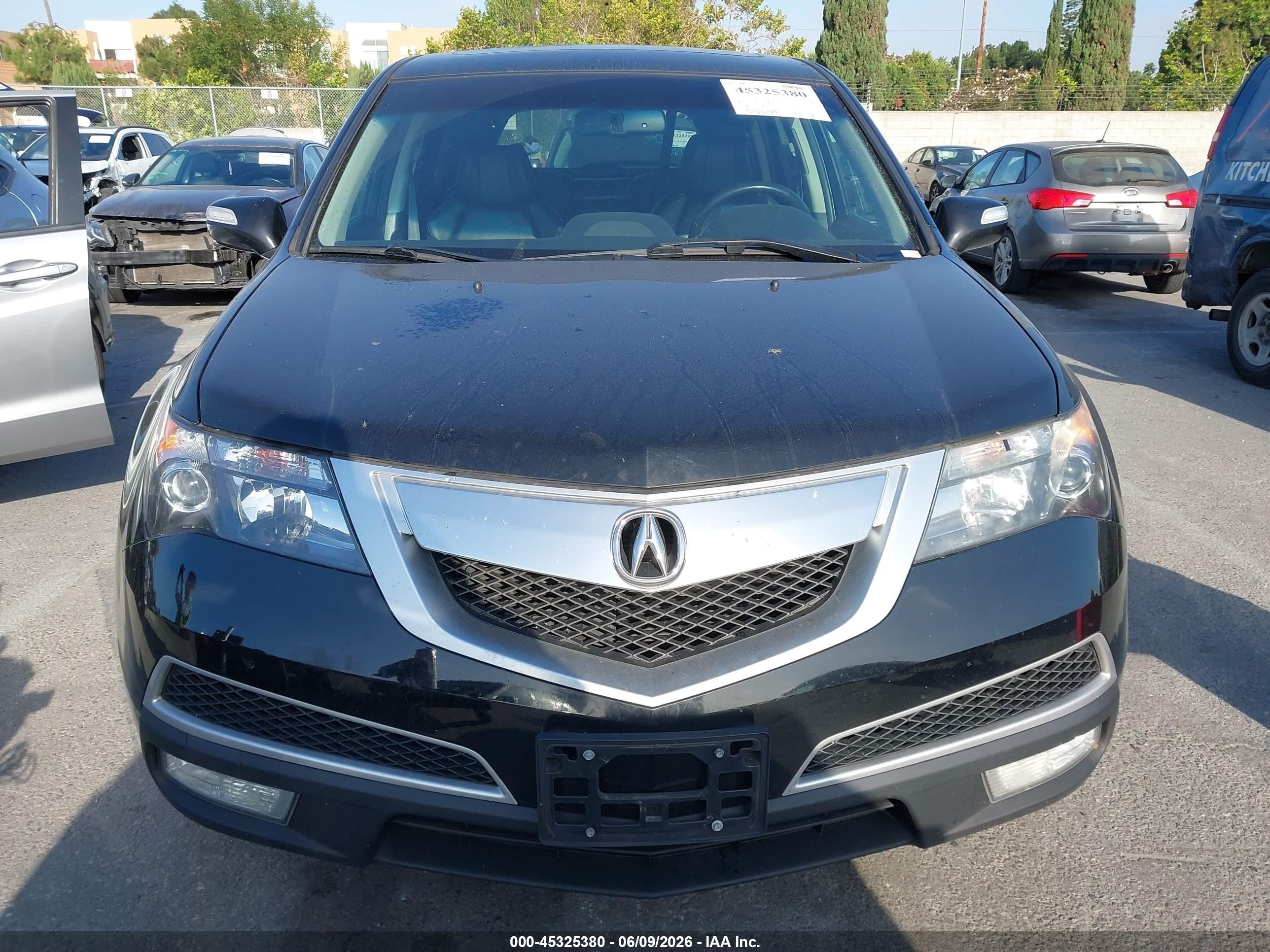 2012 Acura Mdx Technology Package Black vin: 2HNYD2H40CH550285