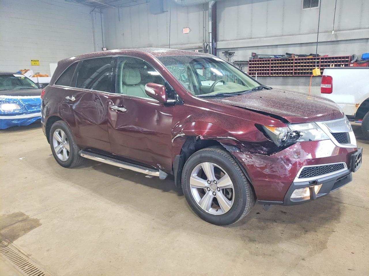 2013 Acura Mdx Technology Maroon vin: 2HNYD2H40DH515814