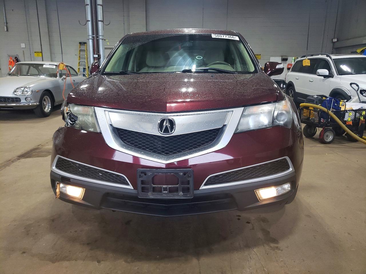 2013 Acura Mdx Technology Maroon vin: 2HNYD2H40DH515814
