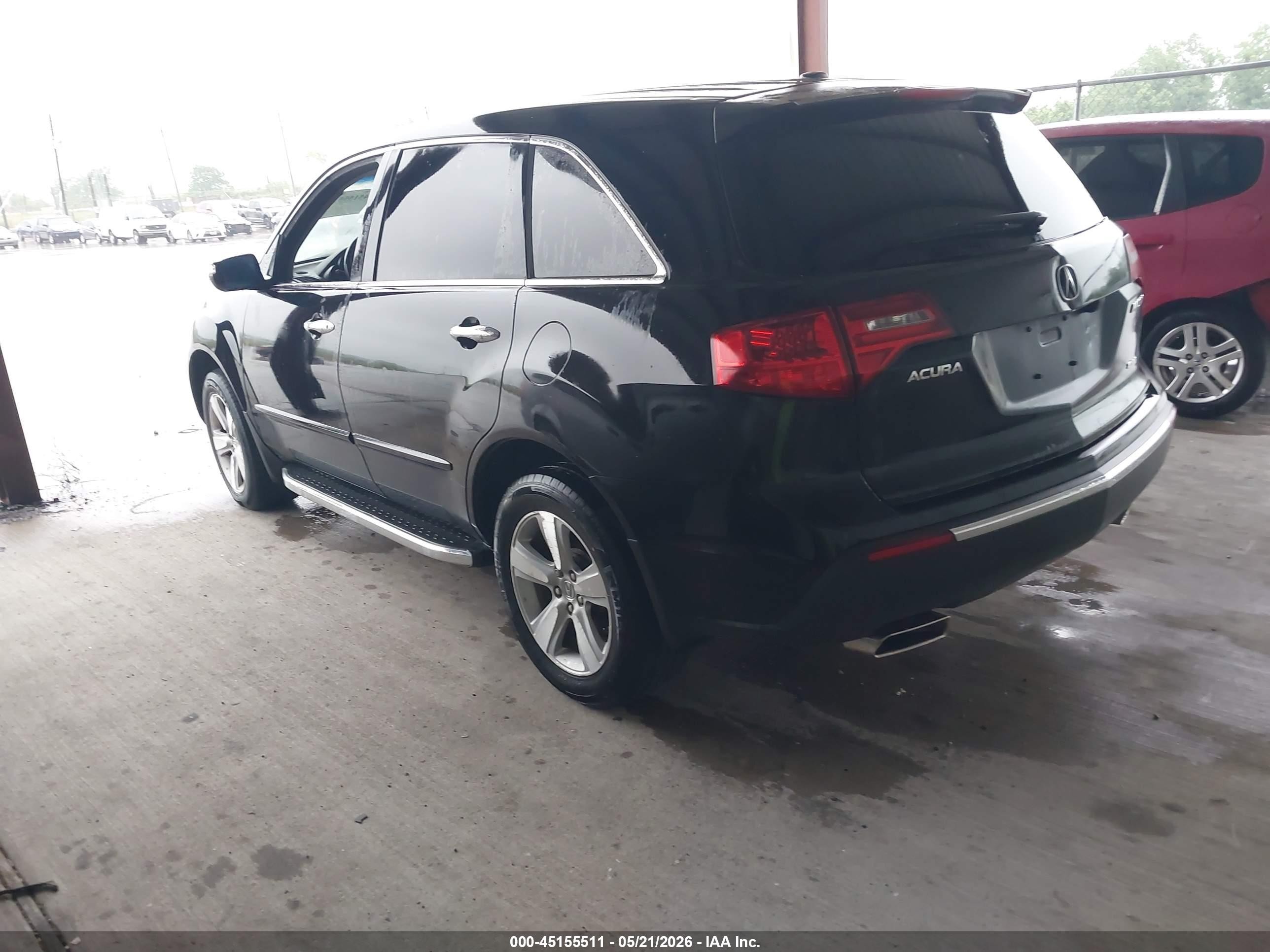 2010 Acura Mdx Technology Black vin: 2HNYD2H41AH512111