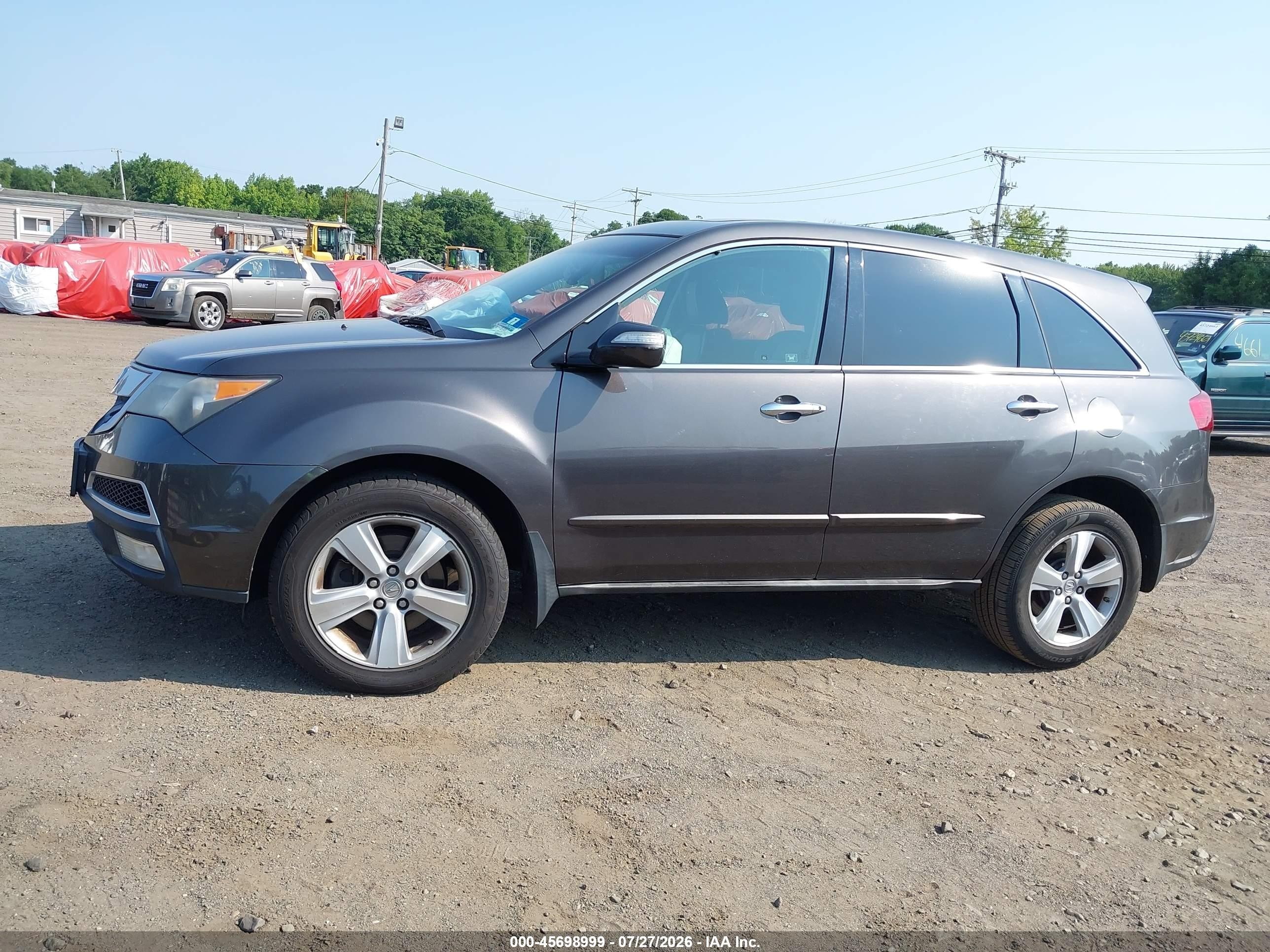 2010 Acura Mdx Technology Package Gray vin: 2HNYD2H41AH525697