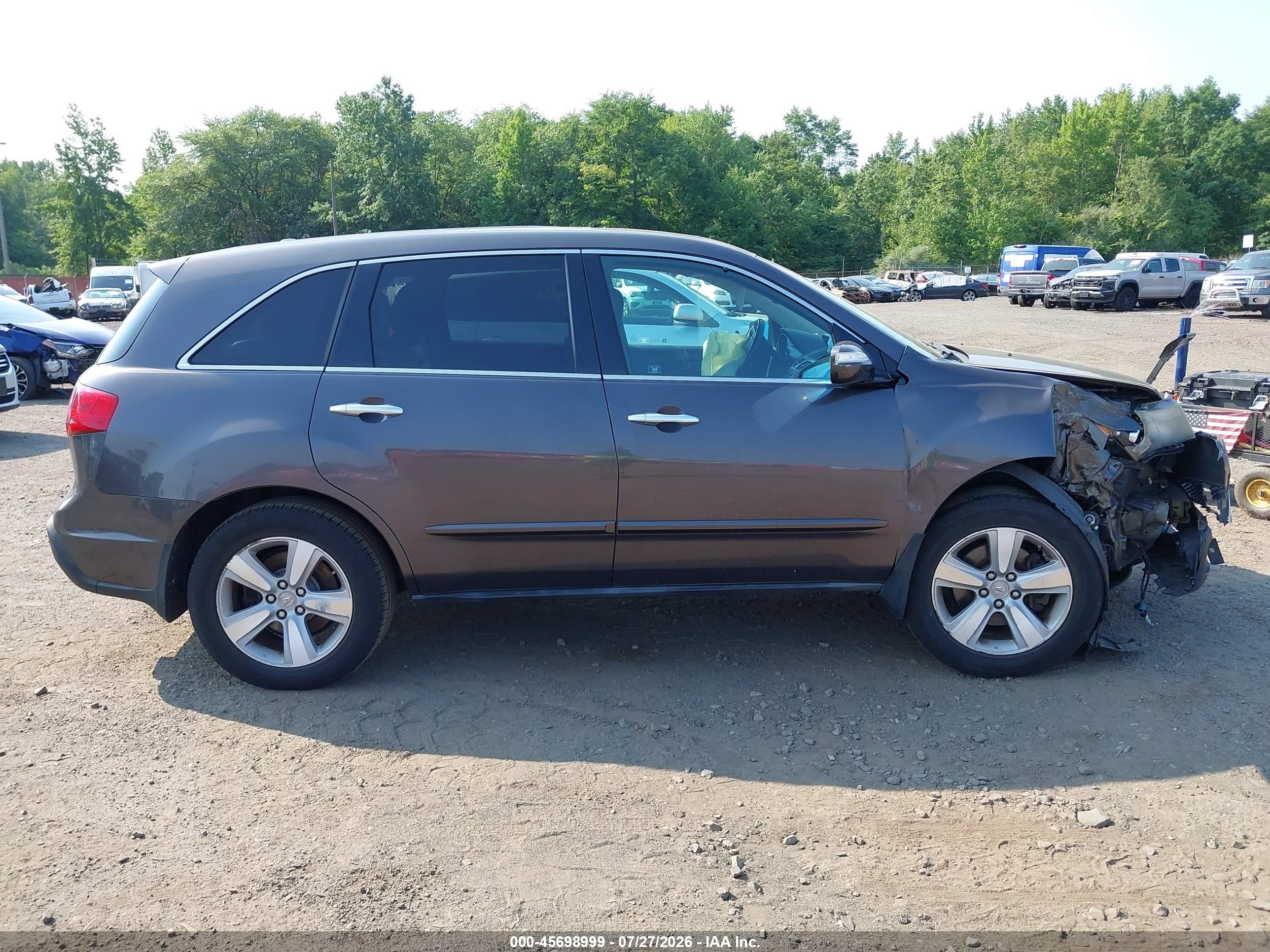 2010 Acura Mdx Technology Package Gray vin: 2HNYD2H41AH525697