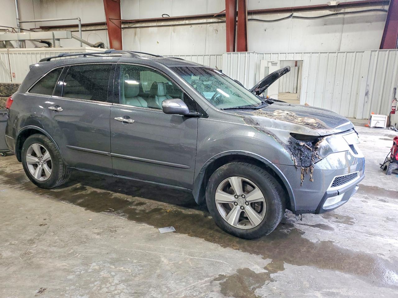 2011 Acura Mdx Technology Charcoal vin: 2HNYD2H41BH500865