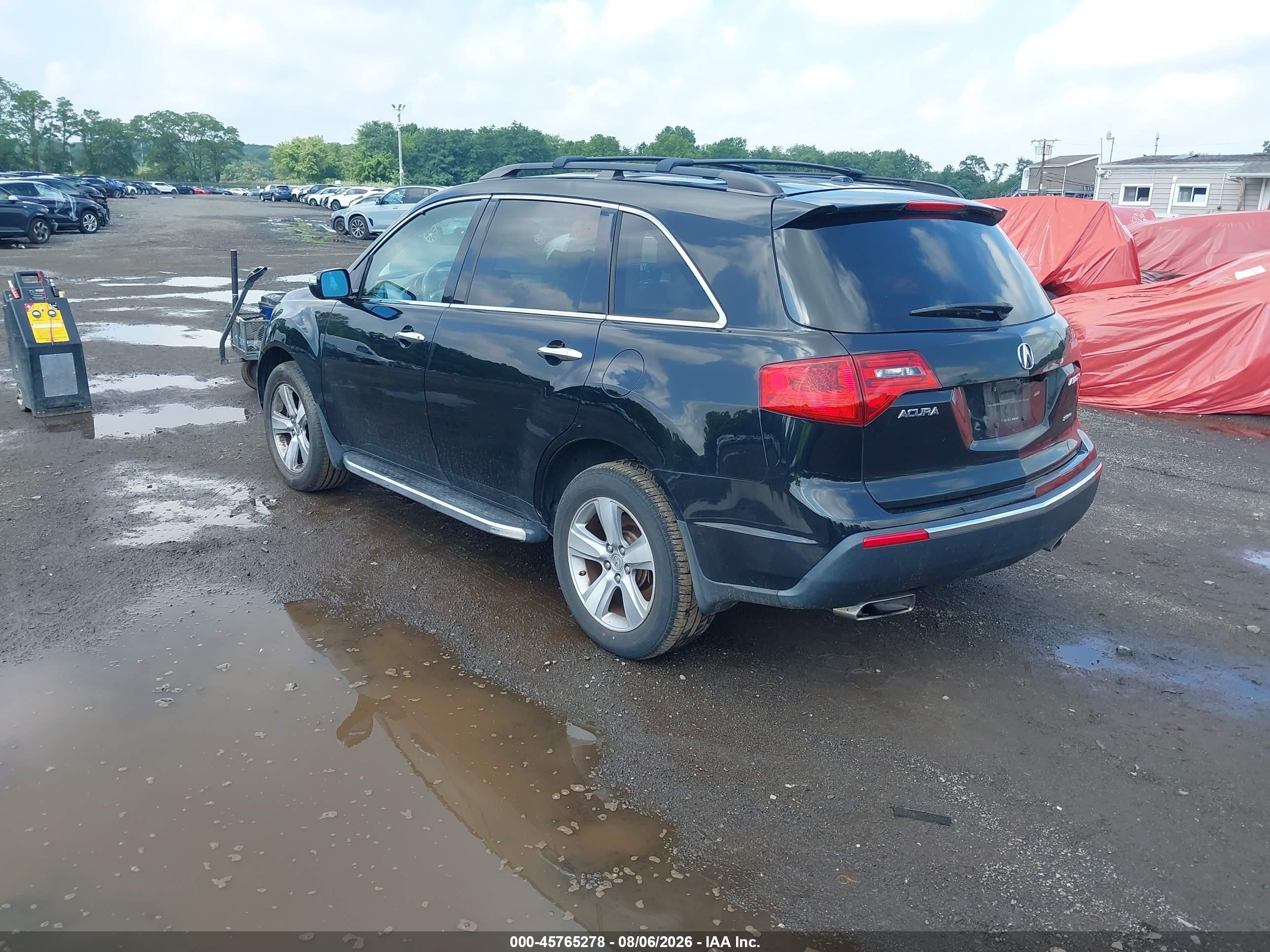 2011 Acura Mdx Technology Package Black vin: 2HNYD2H41BH542338