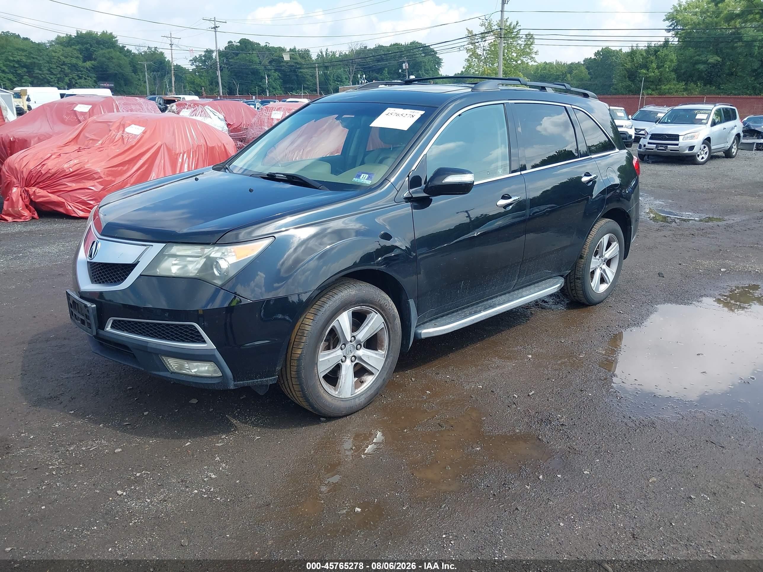 2011 Acura Mdx Technology Package Black vin: 2HNYD2H41BH542338
