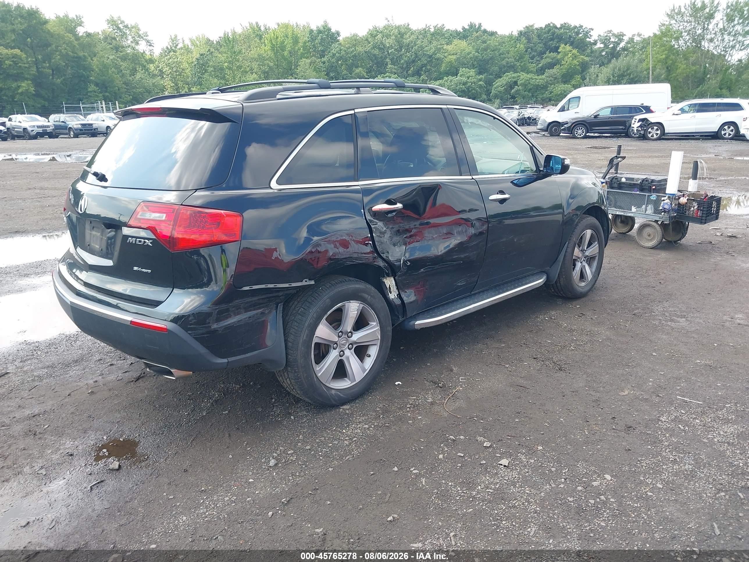 2011 Acura Mdx Technology Package Black vin: 2HNYD2H41BH542338