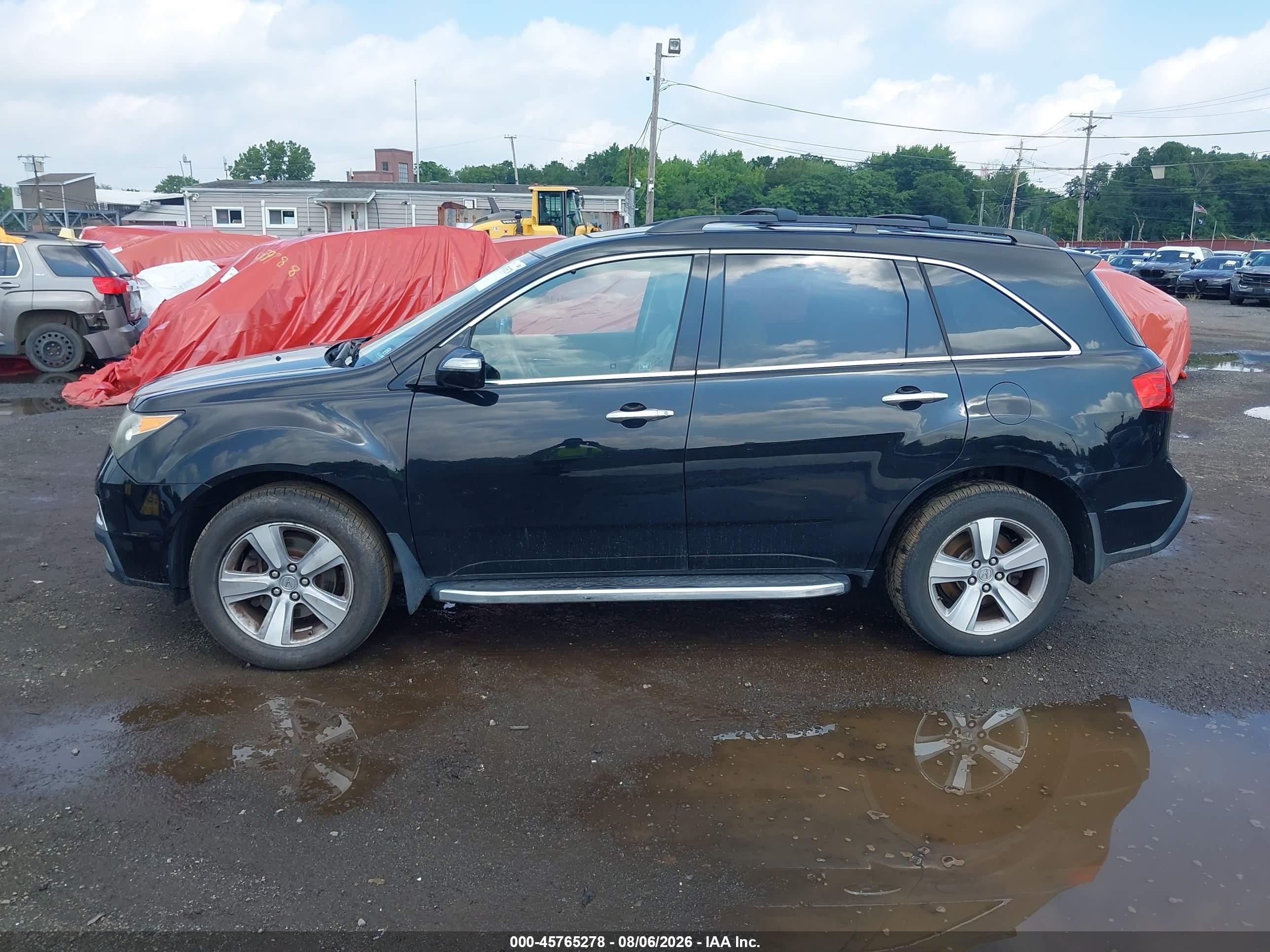 2011 Acura Mdx Technology Package Black vin: 2HNYD2H41BH542338