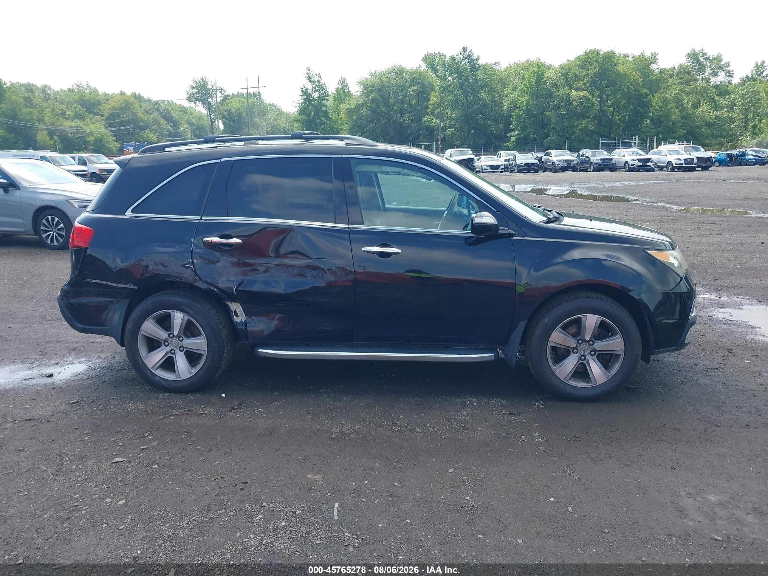 2011 Acura Mdx Technology Package Black vin: 2HNYD2H41BH542338